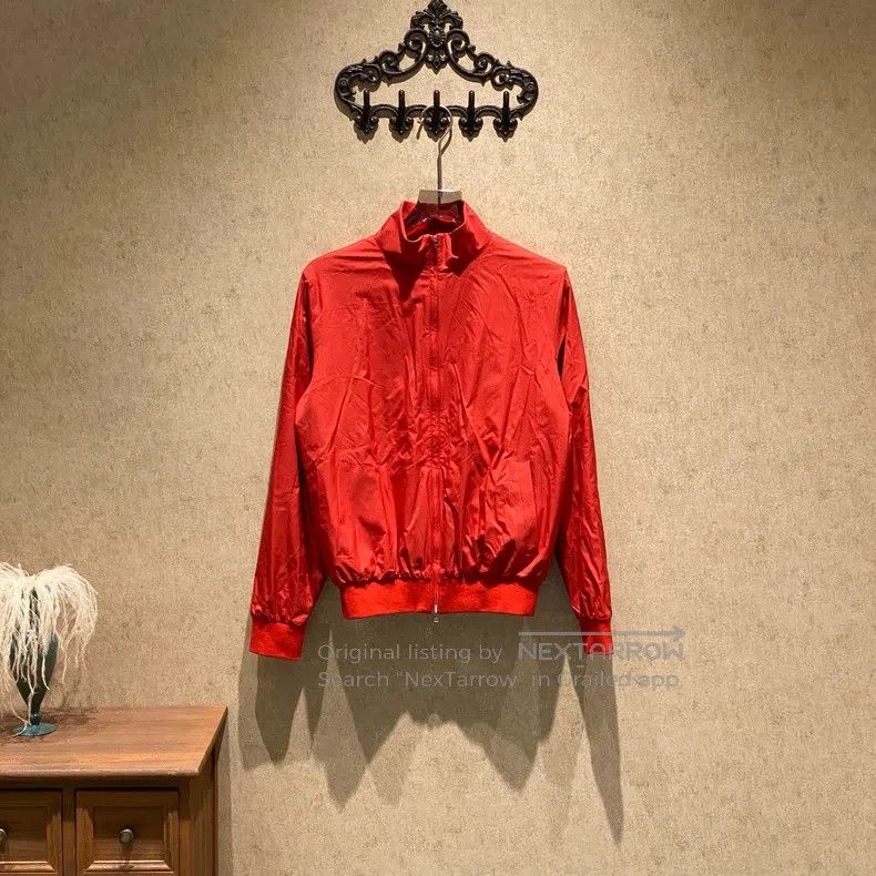 Loro Piana Loro Piana Red Double Sided Jacket Size L / US 10 / IT 46 - 3 Thumbnail