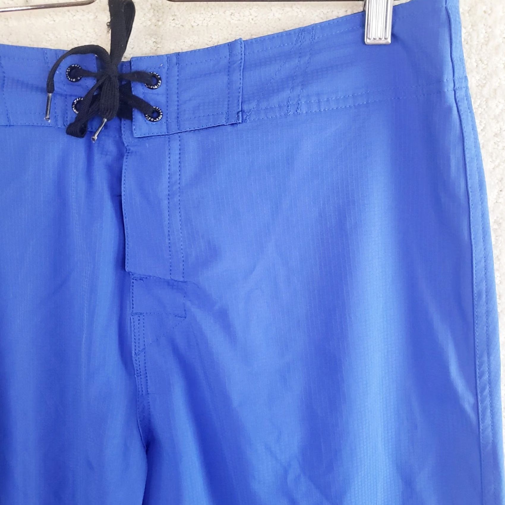 Vintage Waterman Lifeguard Original Men Board Shorts Trunks 32 Blue Polyester Pockets Lifeguard Beach Pool Watersports Medium? Size US 32 / EU 48 - 7 Thumbnail