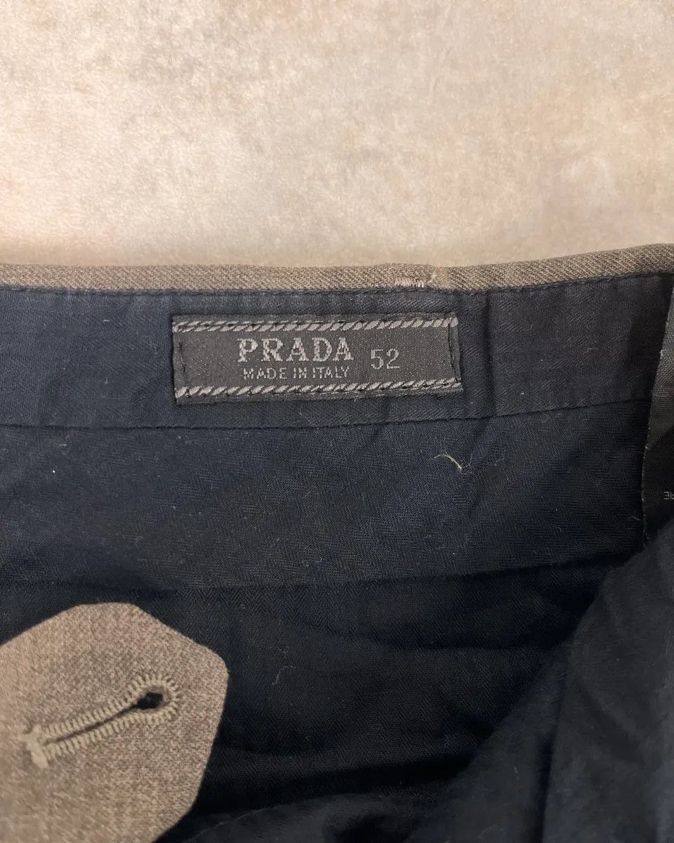 Prada 2000s Prada Classic Grey Relaxed Pants Size US 33 - 10 Thumbnail