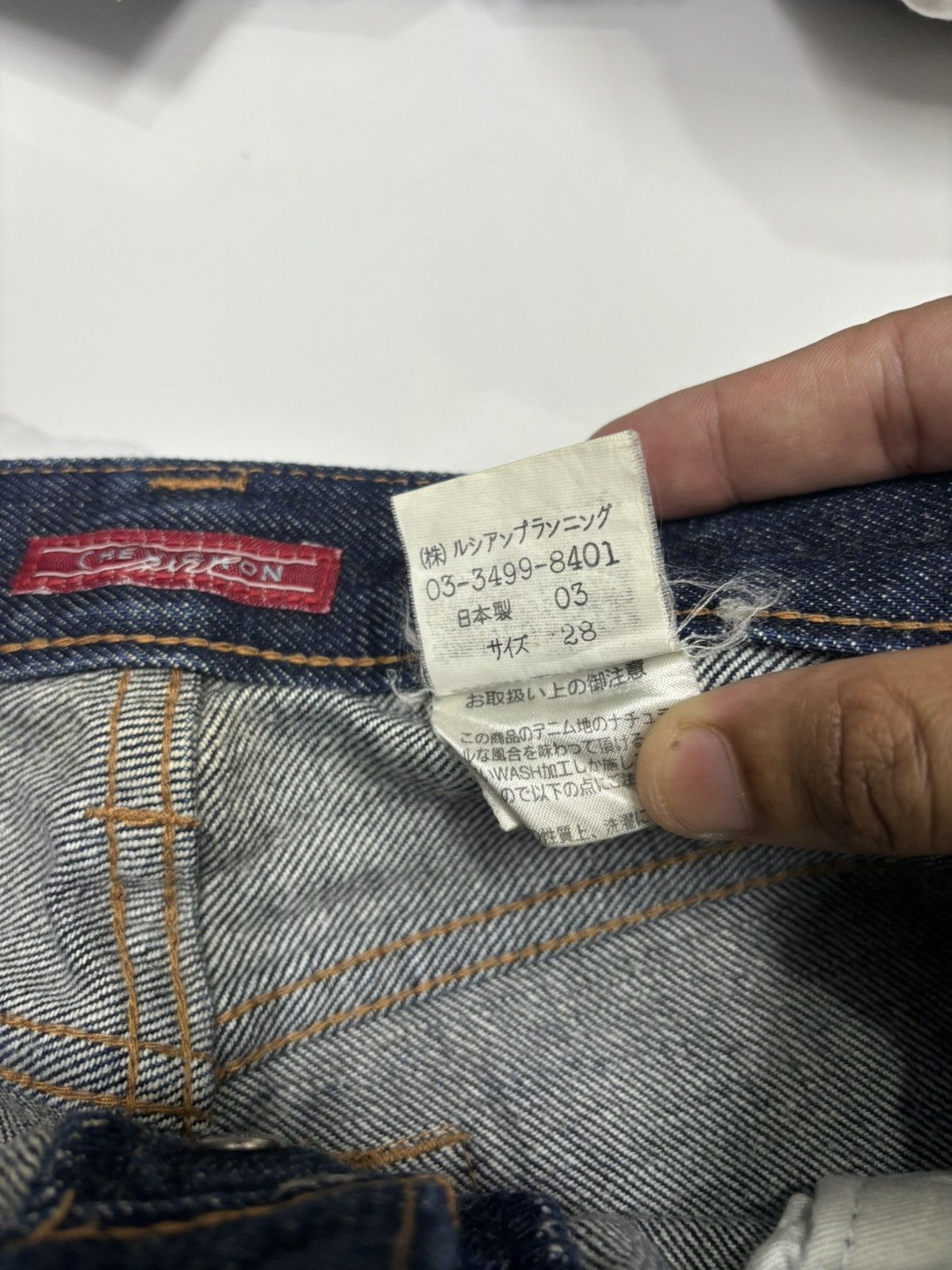 Chevignon VINTAGE CHEVIGNON FLARED BLUE DISTRESSED DENIM BOOTCUT JEANS Size 28" / US 6 / IT 42 - 14 Thumbnail