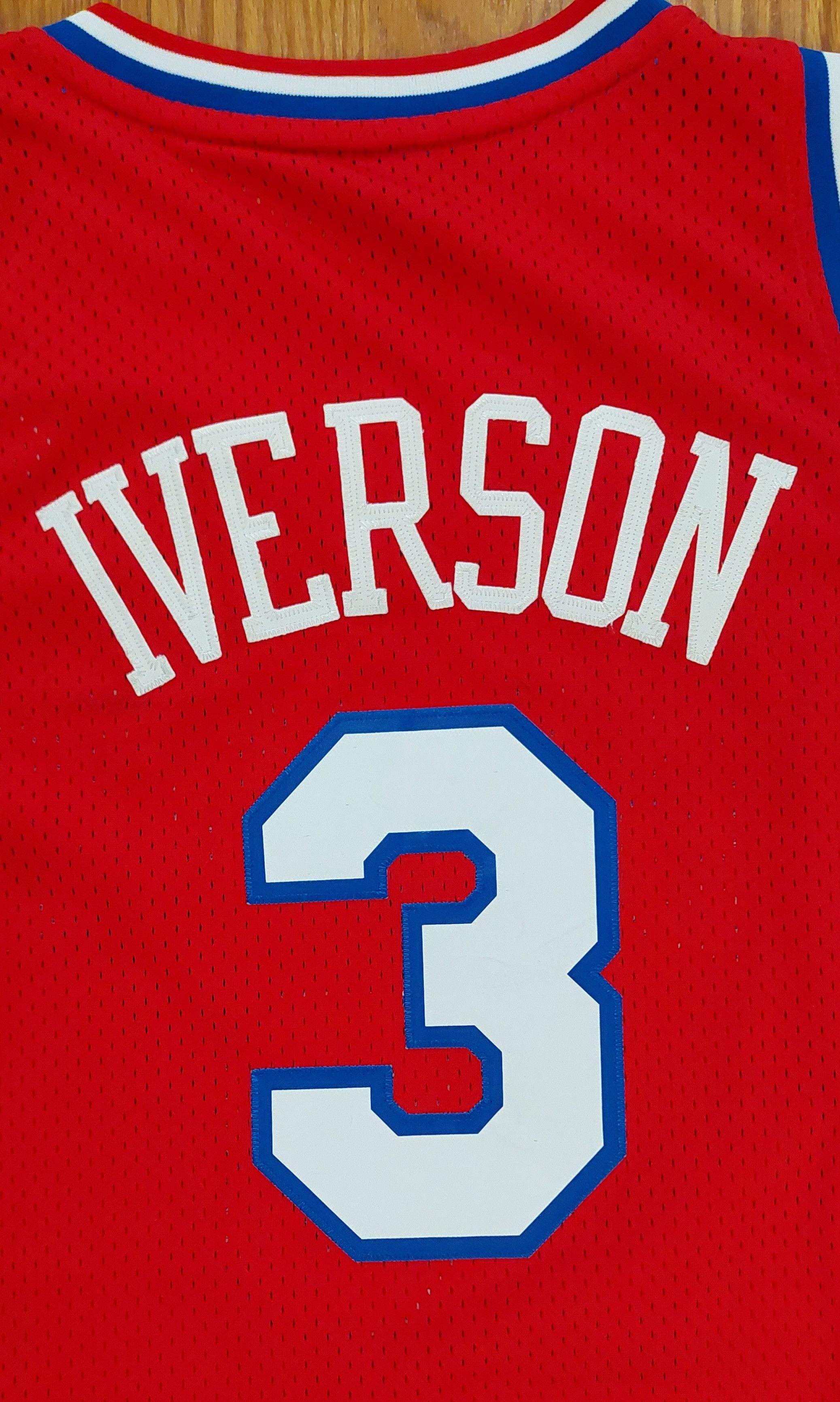Adidas × NBA Authentic Philadelphia 76ers Allen Iverson Adidas Jersey Size US L / EU 52-54 / 3 - 8 Thumbnail