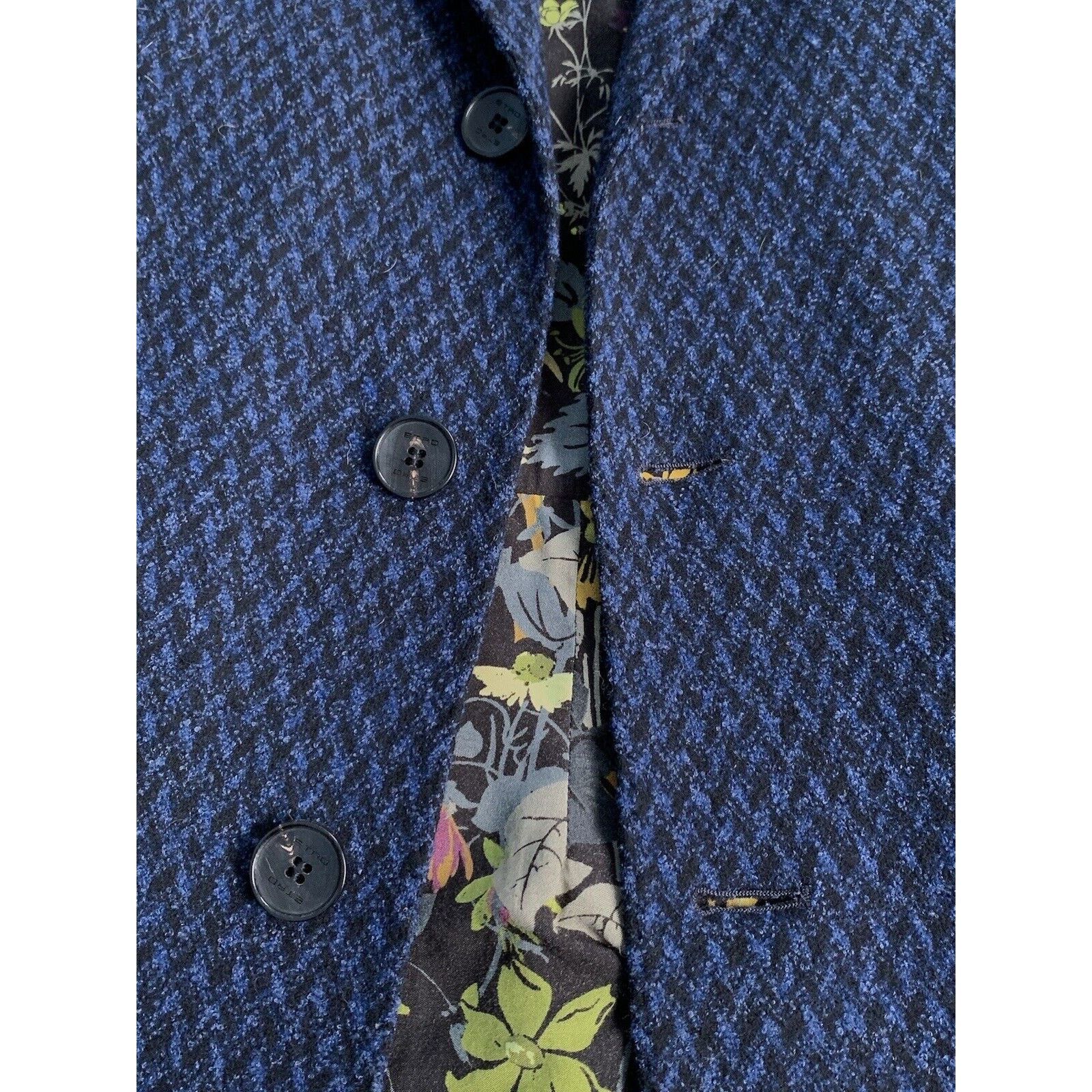 Etro Men's ETRO Long Wool Trench Coat Mac Jacket EU 52 UK 42 L Size US L / EU 52-54 / 3 - 15 Thumbnail