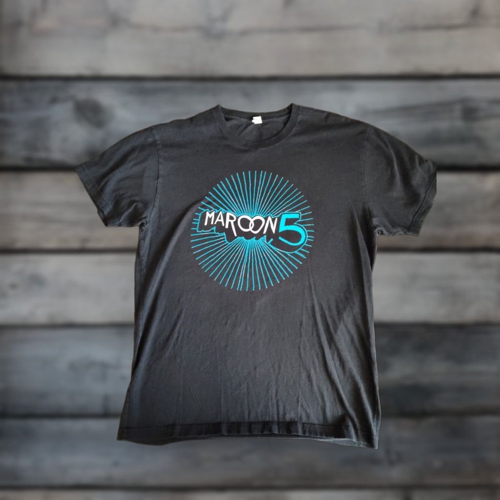 Next Level Maroon 5 Band Graphic Tee Mens Size L Black Short Sleeve T-Shirt Size US L / EU 52-54 / 3 - 1 Thumbnail