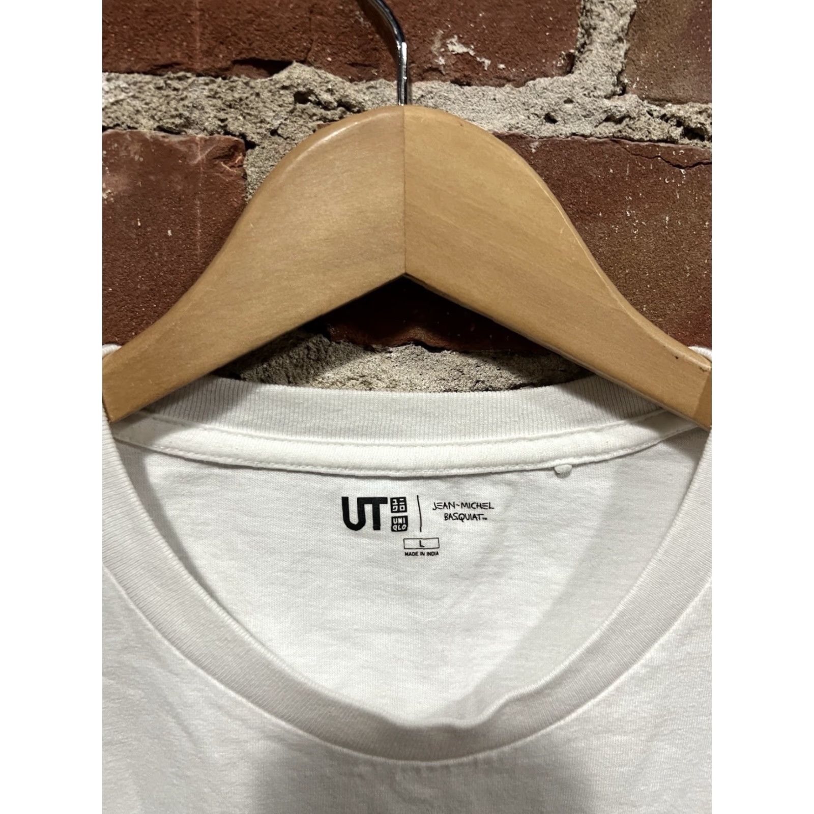 Uniqlo Uniqlo x Jean Michel Basquiat Mens White Short Sleeve Graphic T-shirt L Size US L / EU 52-54 / 3 - 3 Thumbnail