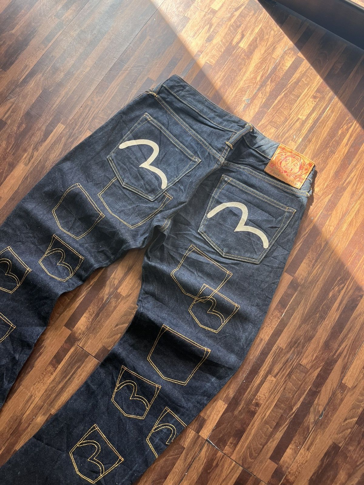Evisu EVISU MULTI POCKET JEANS SELVEDGE Size US 30 / EU 46 - 10 Thumbnail