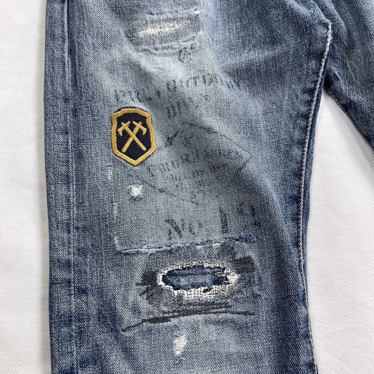 Polo Ralph Lauren Rare!Polo Ralph Lauren Sullivan Distressed Boro Design Jeans Size US 31 - 5 Thumbnail