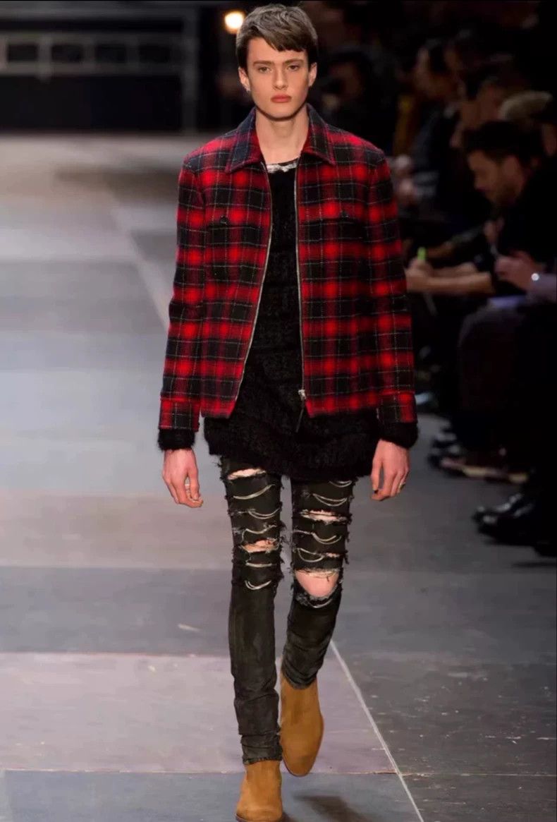 Saint Laurent Paris Saint Laurent Paris 13 Fall/Winter Runway Black and White Size US M / EU 48-50 / 2 - 6 Thumbnail