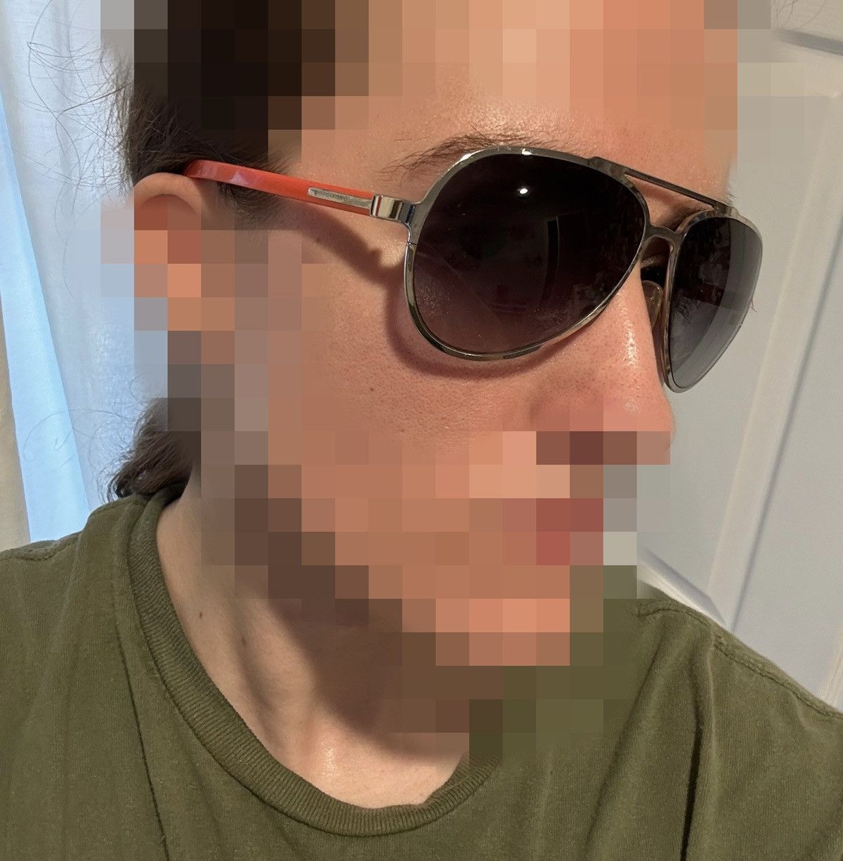 Dolce & Gabbana Dolce & Gabbana Aviator Sunglasses Ombré Lenses Orange Size ONE SIZE - 13 Thumbnail