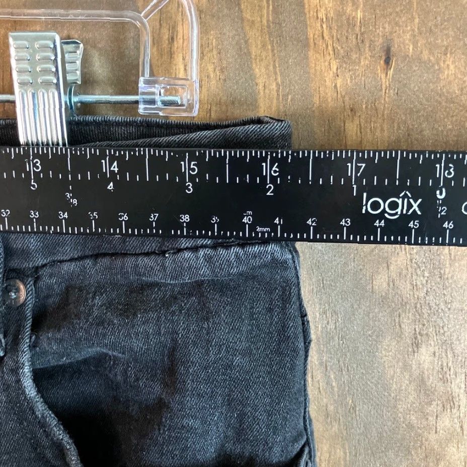 Aeropostale Aeropostale Jeans Womens Black High Rise Distressed Jegging Stretch 12R Size 24" / US 00 / IT 34 - 7 Thumbnail