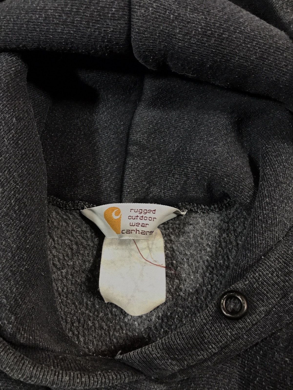 Carhartt × Vintage Vintage Carhartt Hoodie Graphite Size US M / EU 48-50 / 2 - 6 Thumbnail