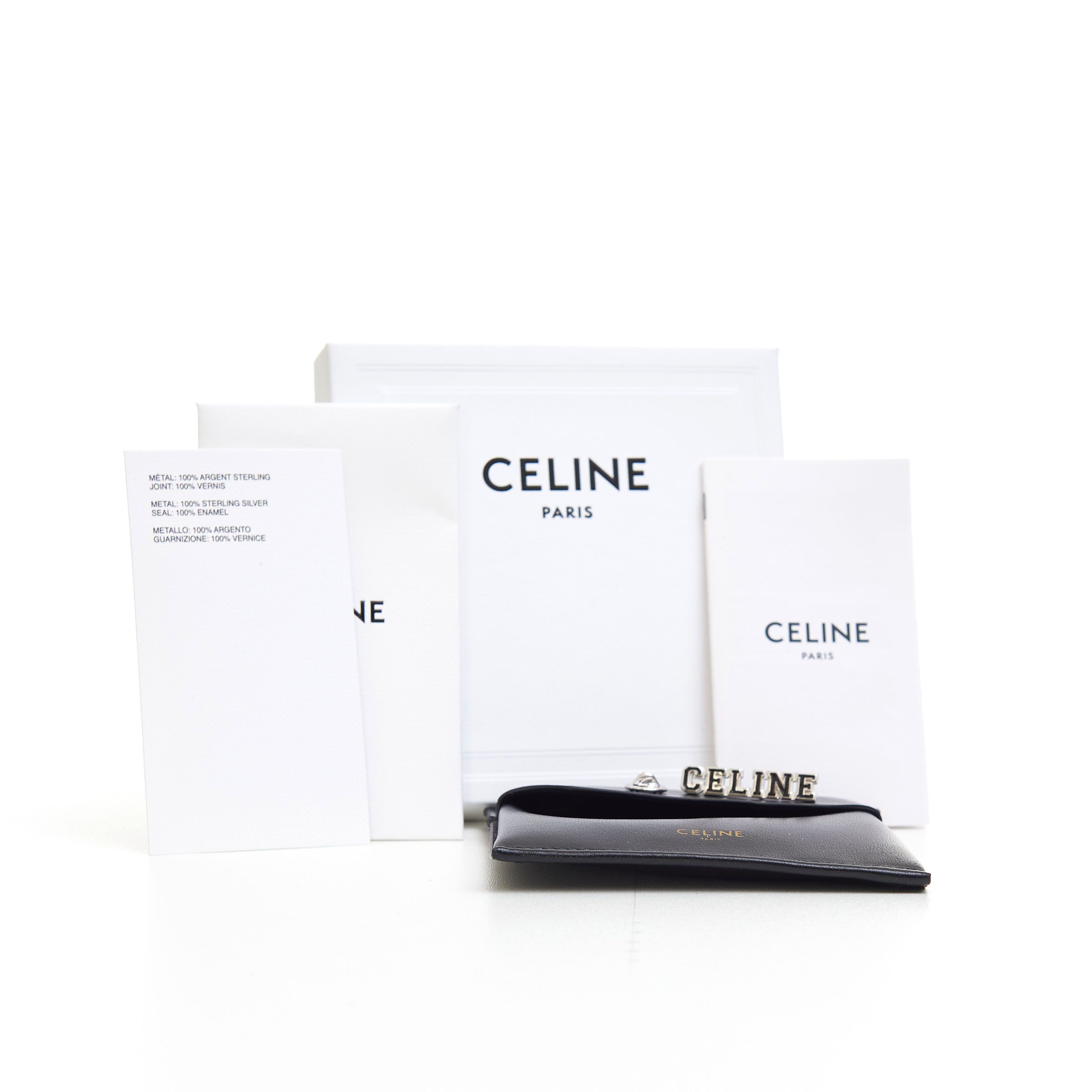 Celine Université Pin In Sterling Sliver With Rhodium Finish Size ONE SIZE - 8 Thumbnail