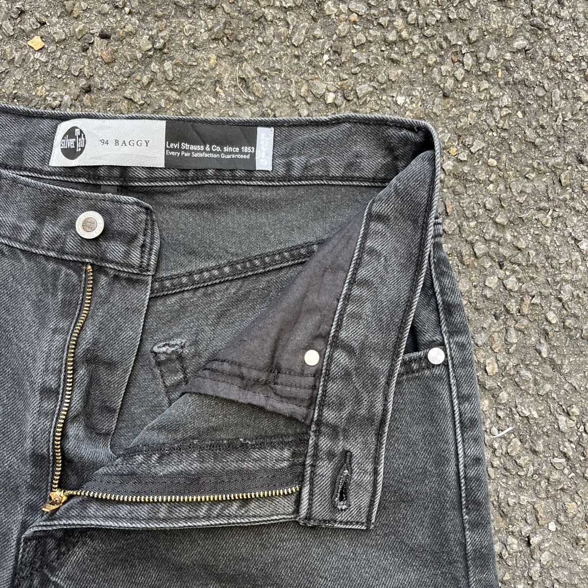 Levi's Levis Silvertab Baggy Distressed Jeans Faded Black Denim Size US 30 / EU 46 - 6 Thumbnail