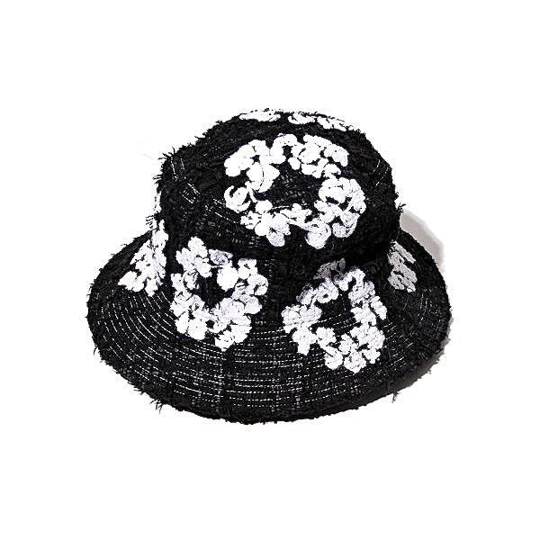 DENIM TEARS × READYMADE READYMADE x DENIM TEARS COTTON WREATH TWEED BUCKET HAT Size ONE SIZE - 1 Thumbnail