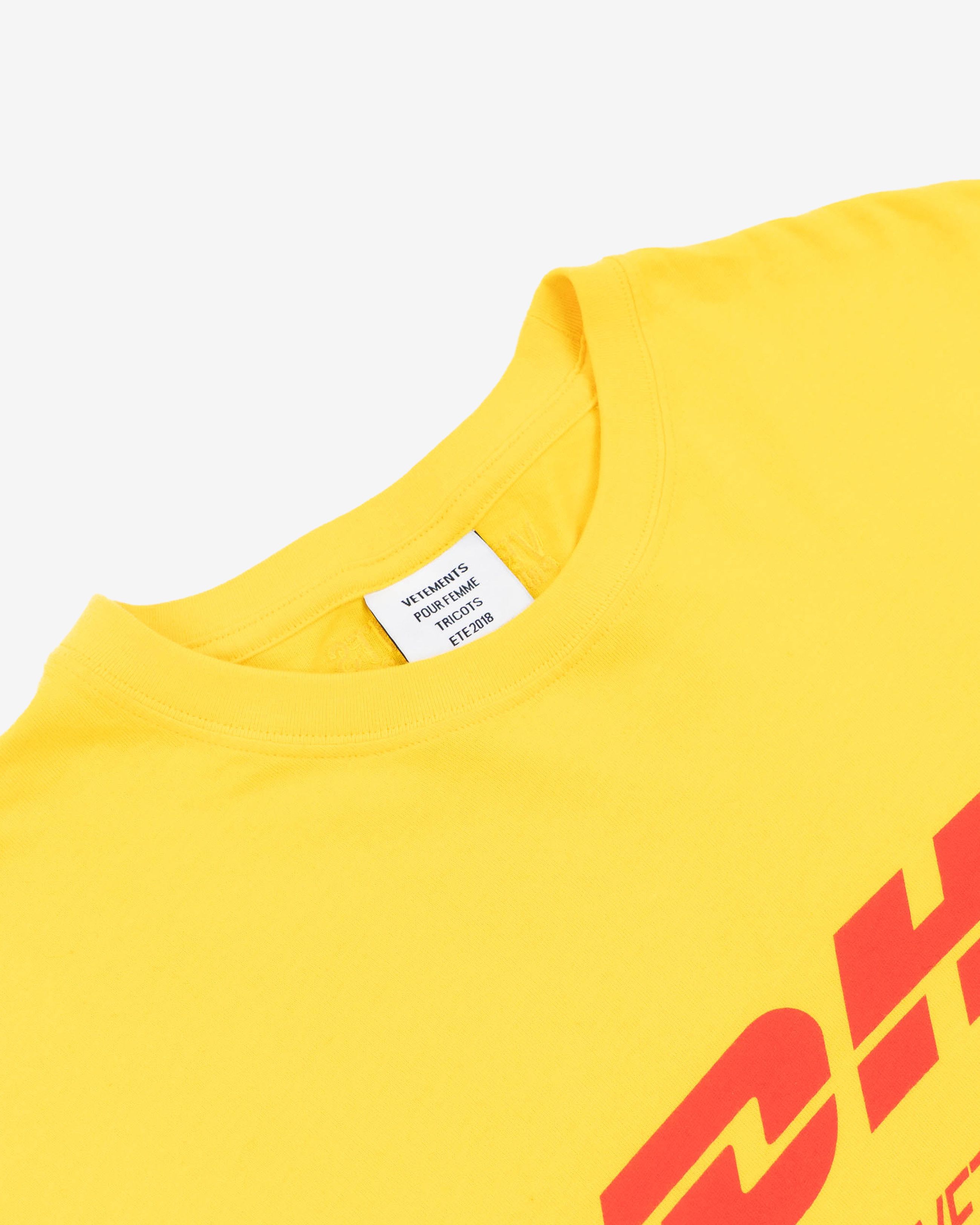 Vetements DHL Long Sleeved Tee Size US XS / EU 42 / 0 - 3 Thumbnail