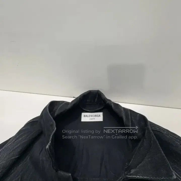 Balenciaga Balenciaga Black Long Sleeve Denim Jacket. Size US L / EU 52-54 / 3 - 5 Thumbnail