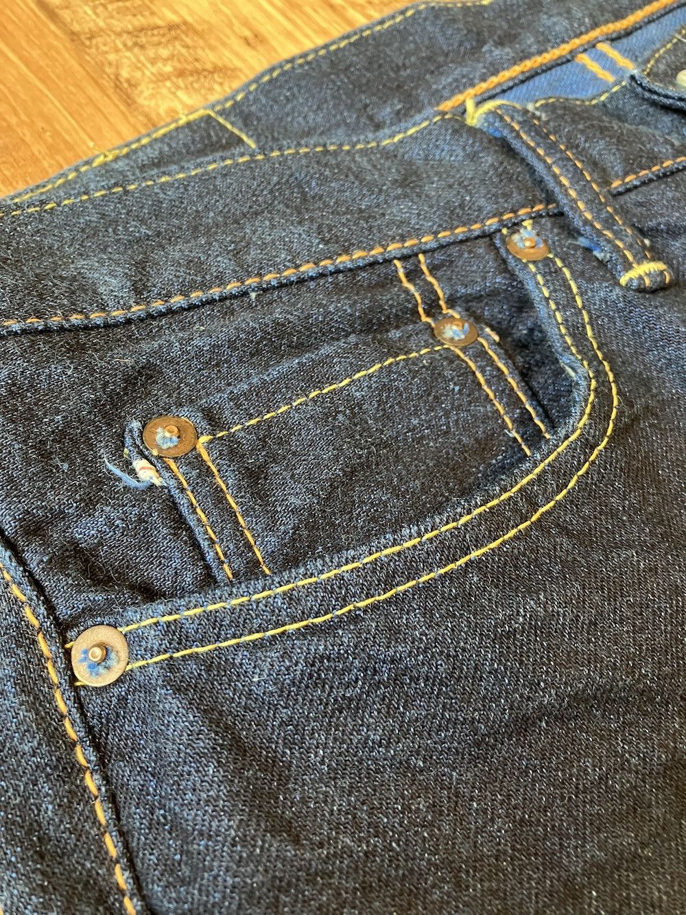 Japanese Brand TENRYO DENIM TDP005 W31 x L35 “Color Revolution” Indigo&blue Size US 31 - 10 Thumbnail