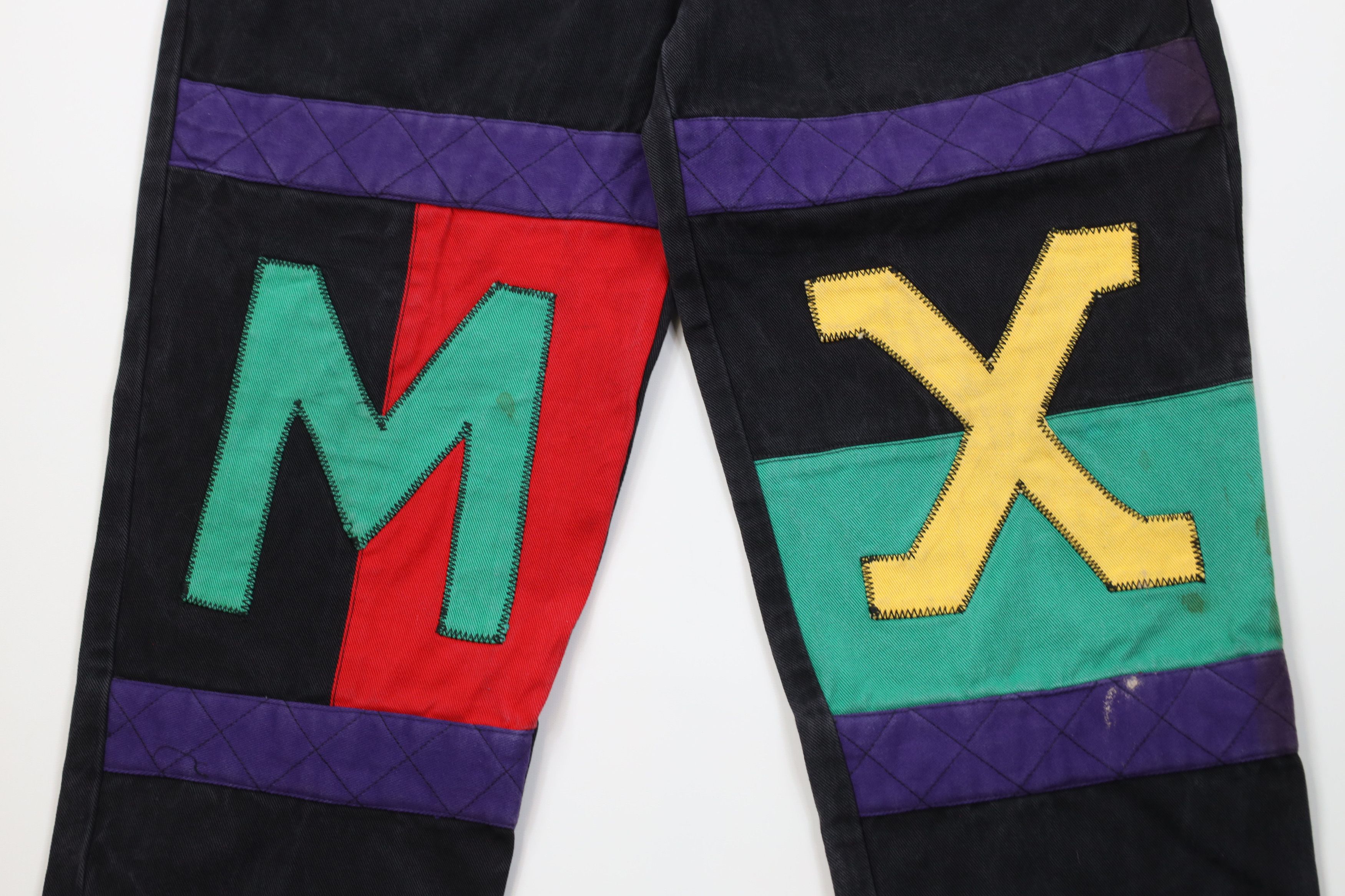 Vintage Vintage 90s Streetwear Baggy Fit Malcolm X Denim Jeans Black Size US 34 / EU 50 - 3 Thumbnail