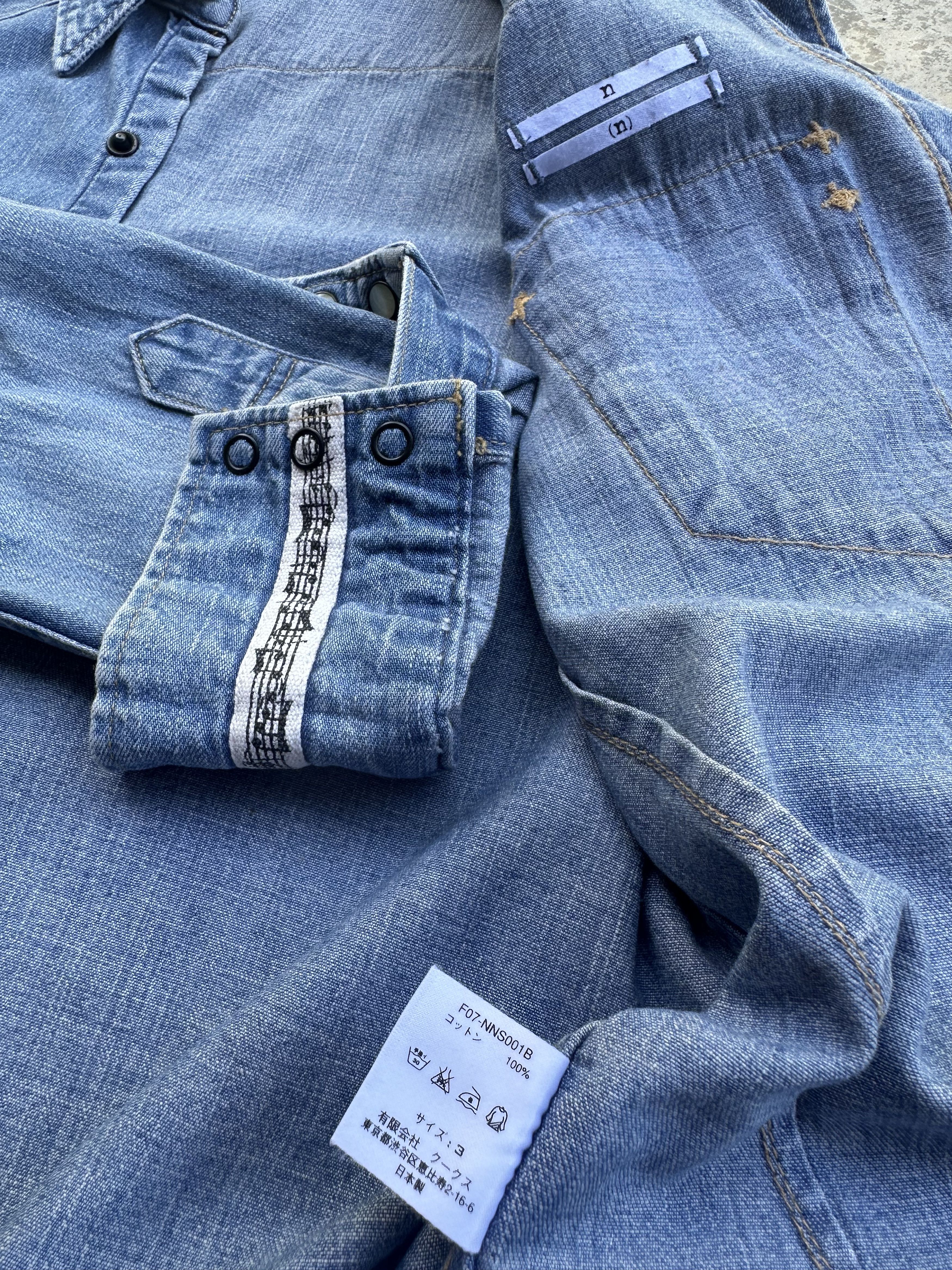 Number (N)ine Takahiromiyashita The Soloist Number Nine Denim Snap Button Size US L / EU 52-54 / 3 - 10 Thumbnail
