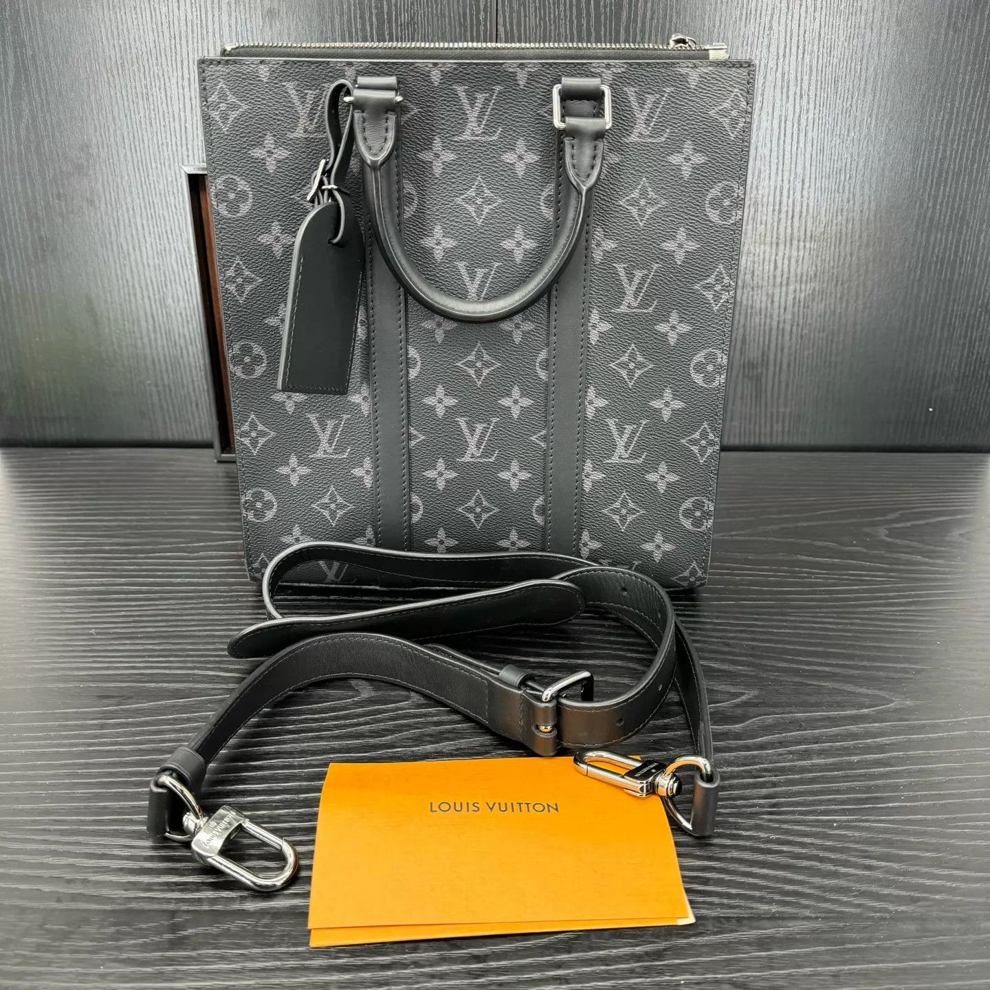 Louis Vuitton LV Sac Plat Cross Black Monogram Pochette Size ONE SIZE - 1 Thumbnail