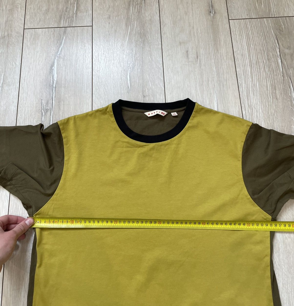 Marni × Uniqlo Marni X uniqlo Two Tone T-shirt Size US M / EU 48-50 / 2 - 6 Thumbnail