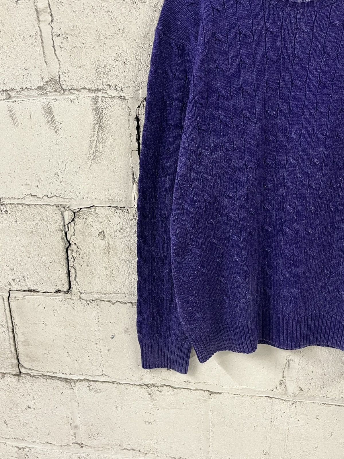 Polo Ralph Lauren Polo ralph lauren vintage cable knit sweater preppy fall Size US XL / EU 56 / 4 - 4 Thumbnail