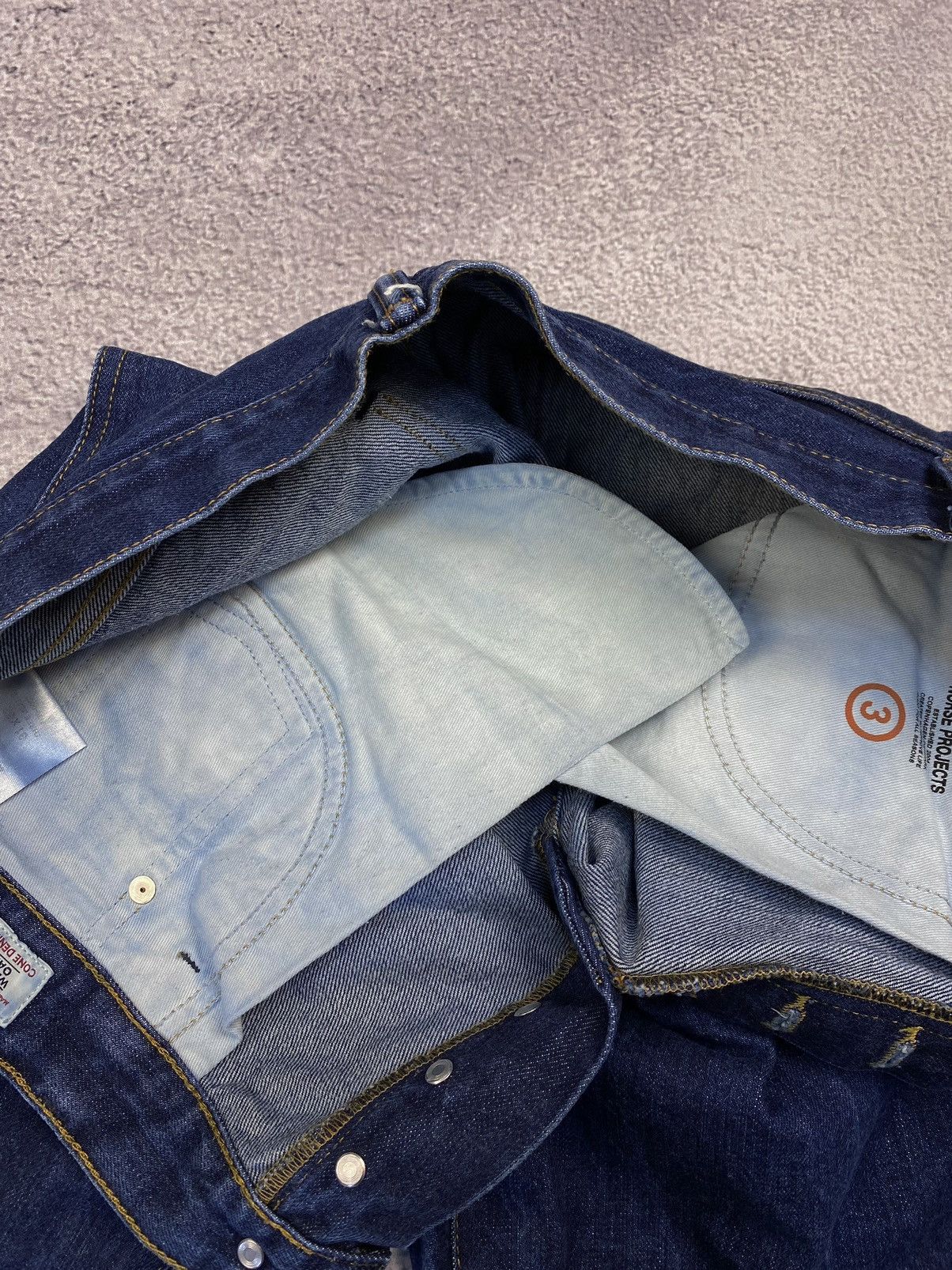 Norse Projects Norse Projects White Oak Cone Denim 3 Selvedge Blue Jeans Size US 31 - 19 Thumbnail