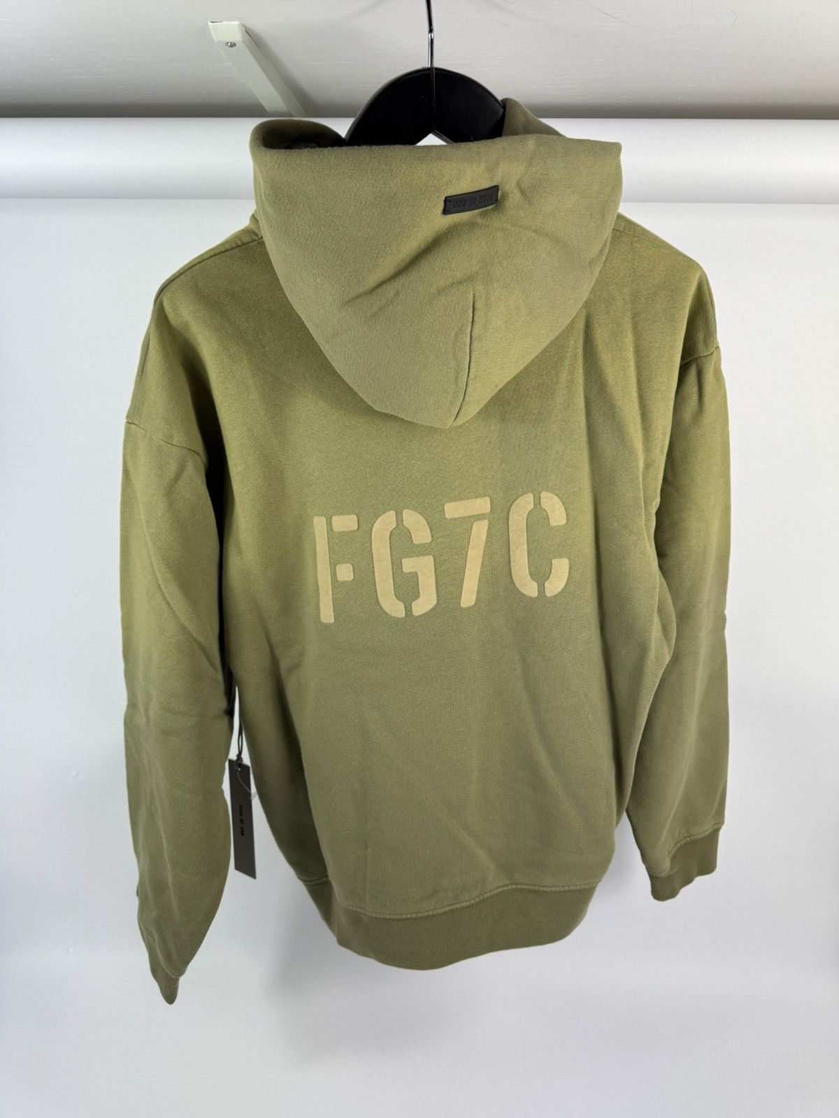 SEVENTH COLLECTION FG7C KHAKI SUN-FADE OVERSIZED HOODIE