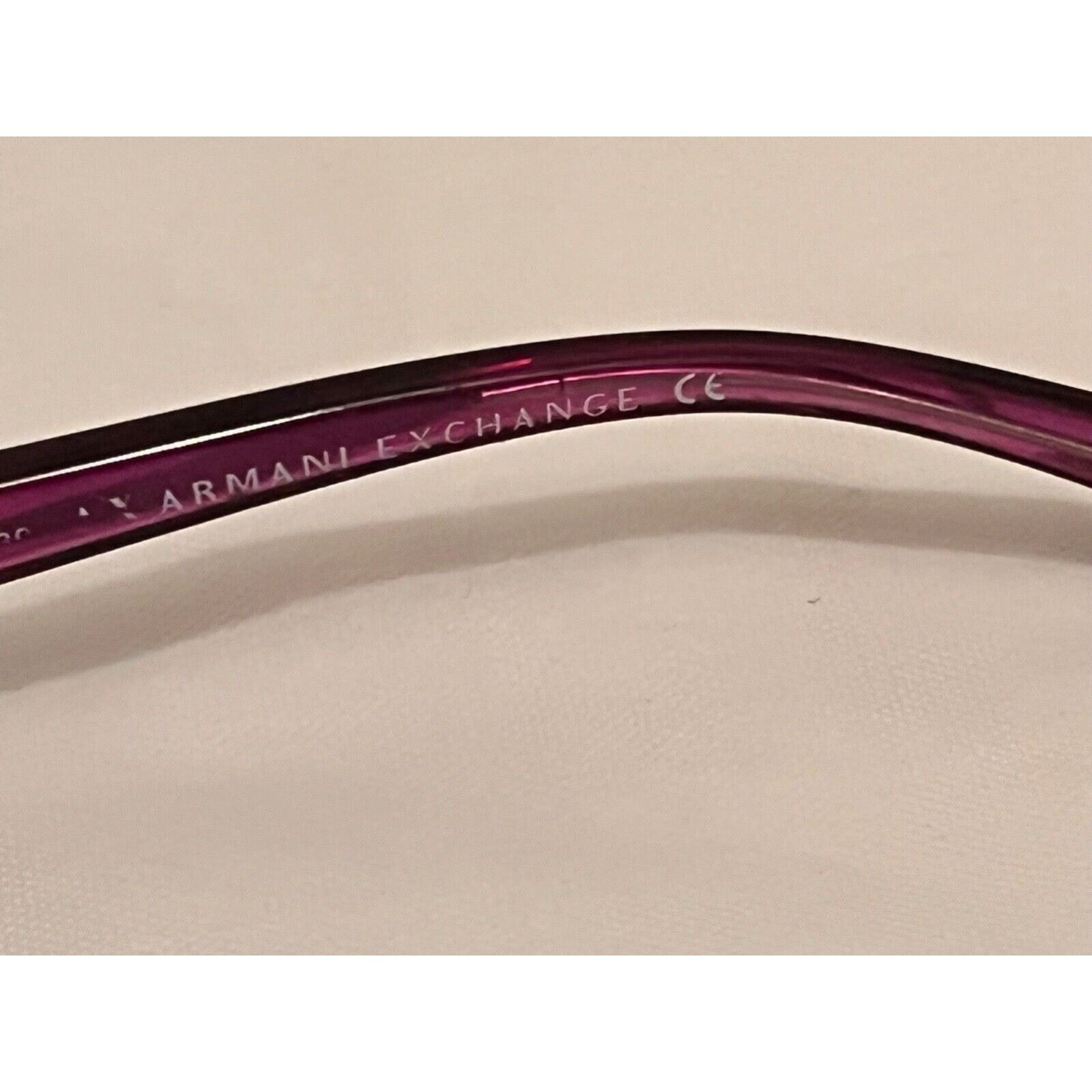 Armani Exchange Armani Exchange Glasses Frame ~ With Case ~ Purple Size ONE SIZE - 12 Thumbnail