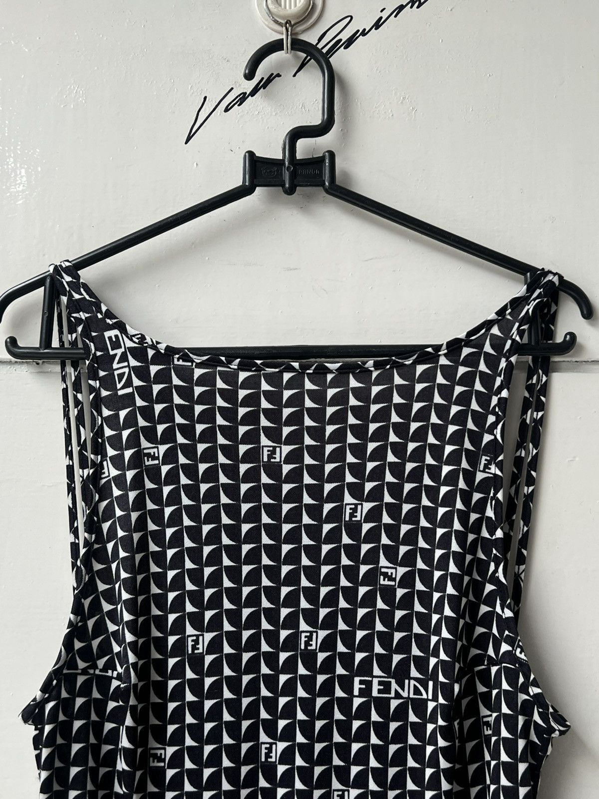 Fendi Fendi Motive Midi Dress Size XS / US 0-2 / IT 36-38 - 19 Thumbnail