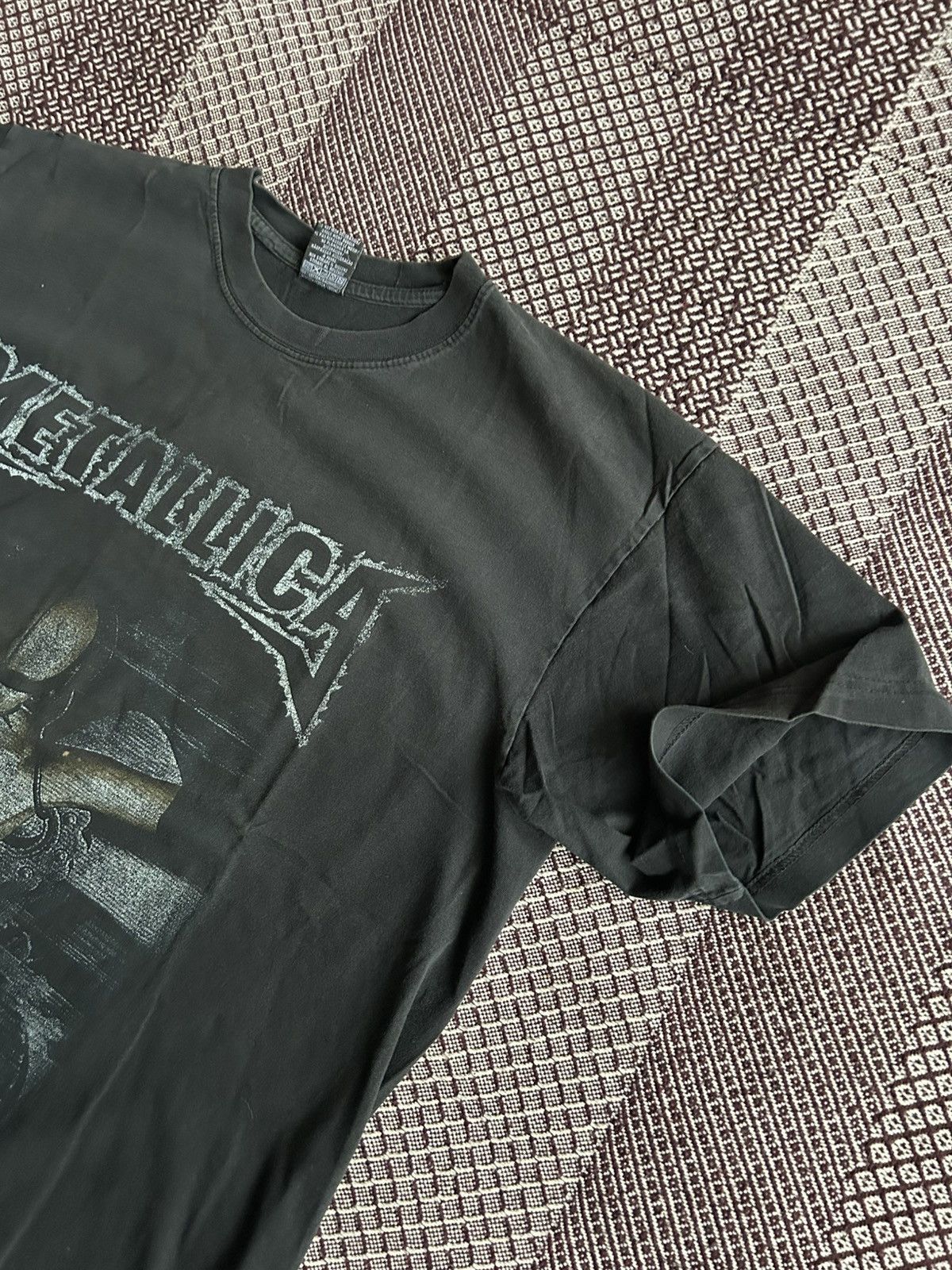 Band Tees Metallica Vintage Band Tees Rock T-shirt Unisex Distressed Size US XL / EU 56 / 4 - 8 Thumbnail