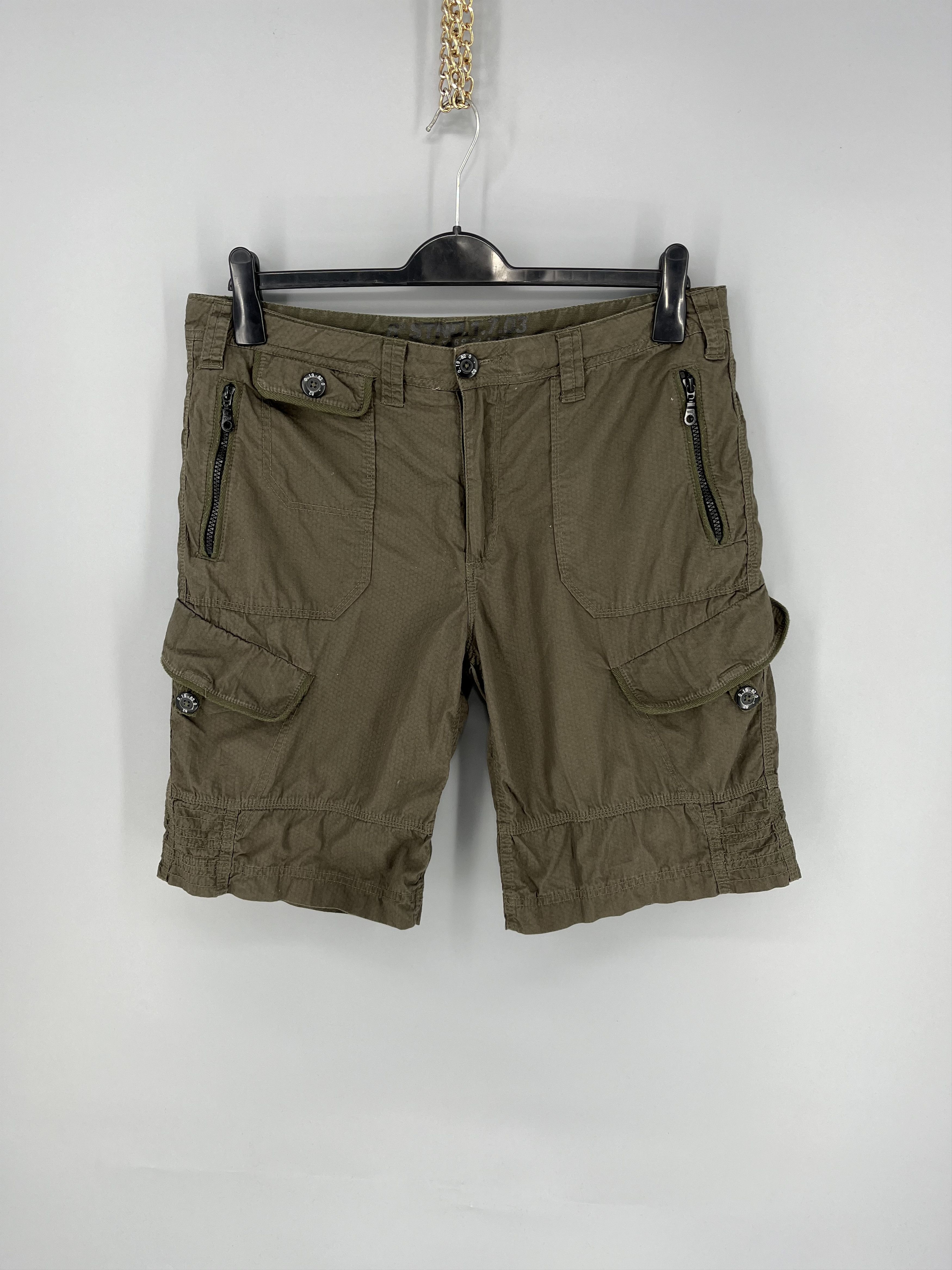Vintage Vintage Army frst Combat Cargo Shorts Size US 36 / EU 52 - 1 Thumbnail