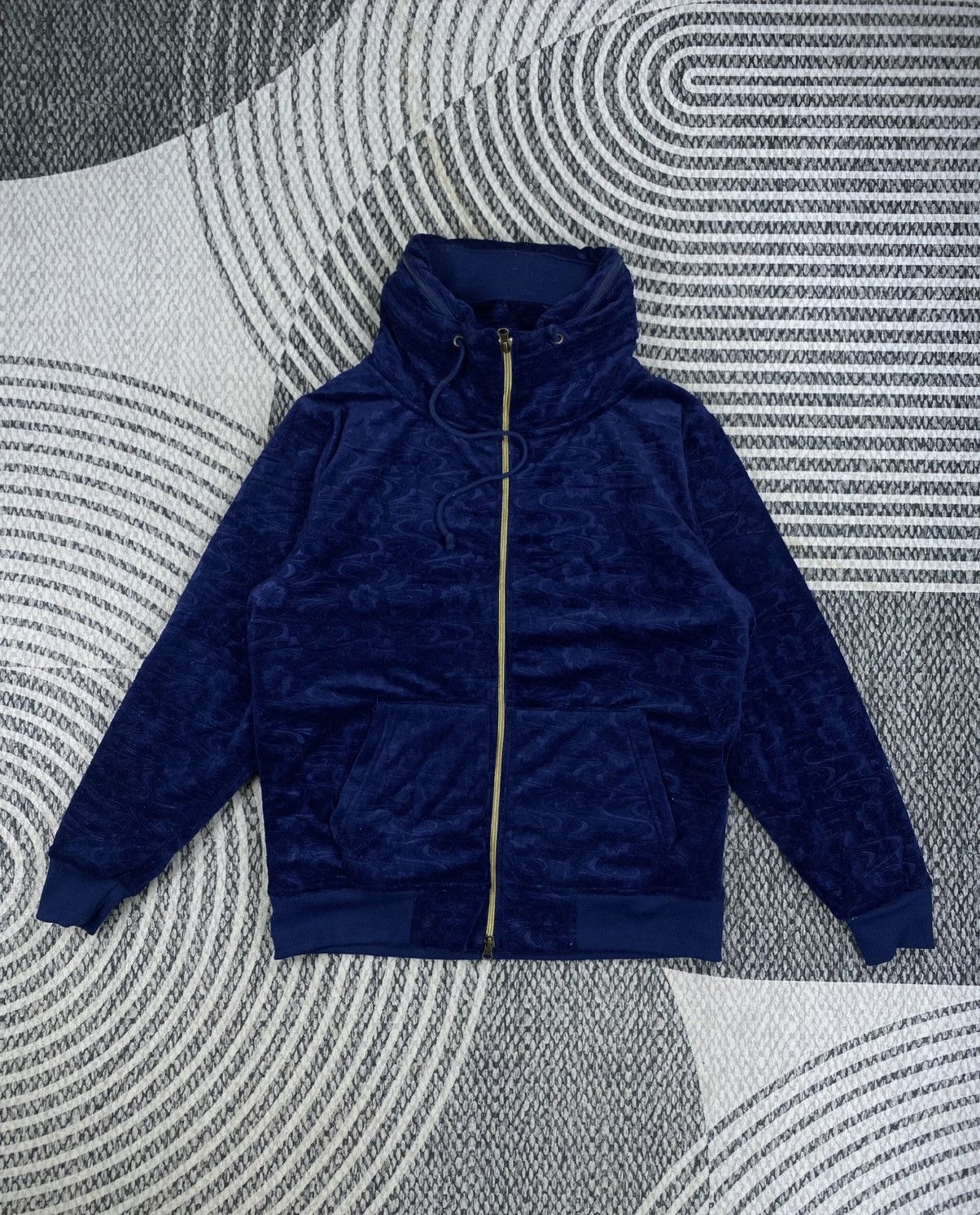 Bullet Noise Vtg Bullet Noise Navy Color Fullzip Sweater Size US M / EU 48-50 / 2 - 1 Thumbnail