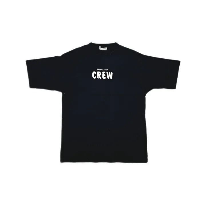 Balenciaga Black Graphic Oversized T-Shirt 0079-2507
