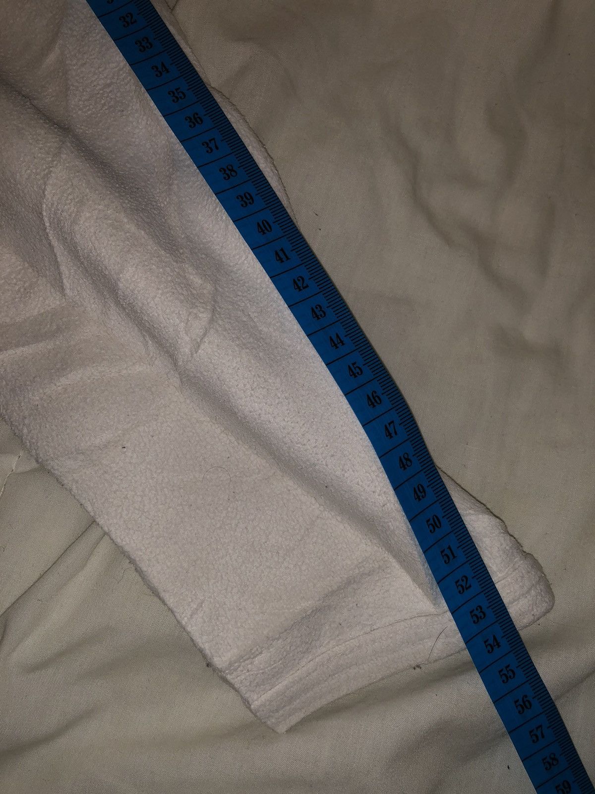 Lacoste × Vintage White and cream vintage retro Lacoste Fleece Jacket Size S / US 4 / IT 40 - 12 Thumbnail