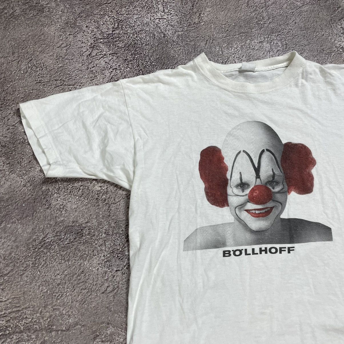 Vintage Vintage Y2K Sun Faded Clown Graphic Tee Grunge Dark Slim M Size US M / EU 48-50 / 2 - 3 Thumbnail