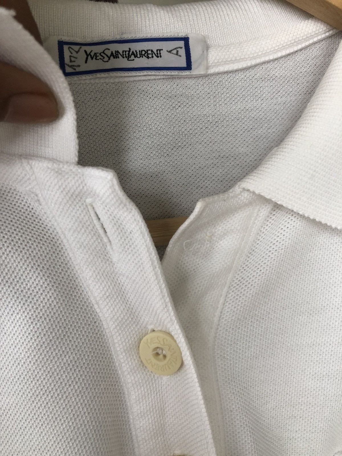 Japanese Brand × Vintage × Yves Saint Laurent Vintage YSL Shirt Sleeve Jumper Polo Size US S / EU 44-46 / 1 - 5 Thumbnail