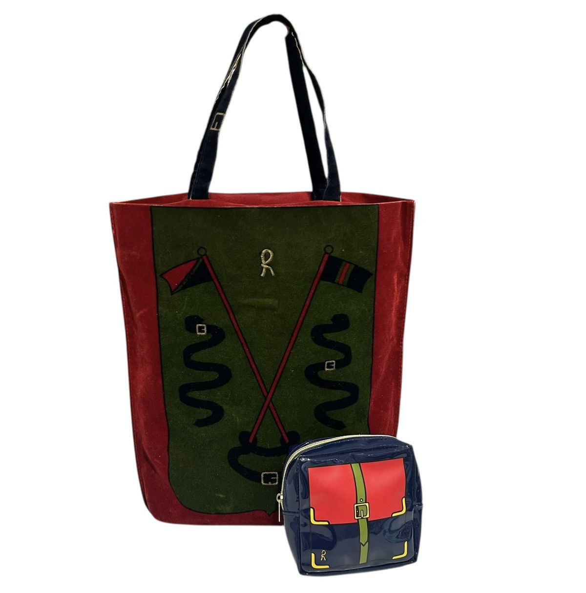 Roberta di Camerino × Vintage 🔥Rare🔥Roberta di Camerino vintage velvet hand bag Size ONE SIZE - 1 Thumbnail