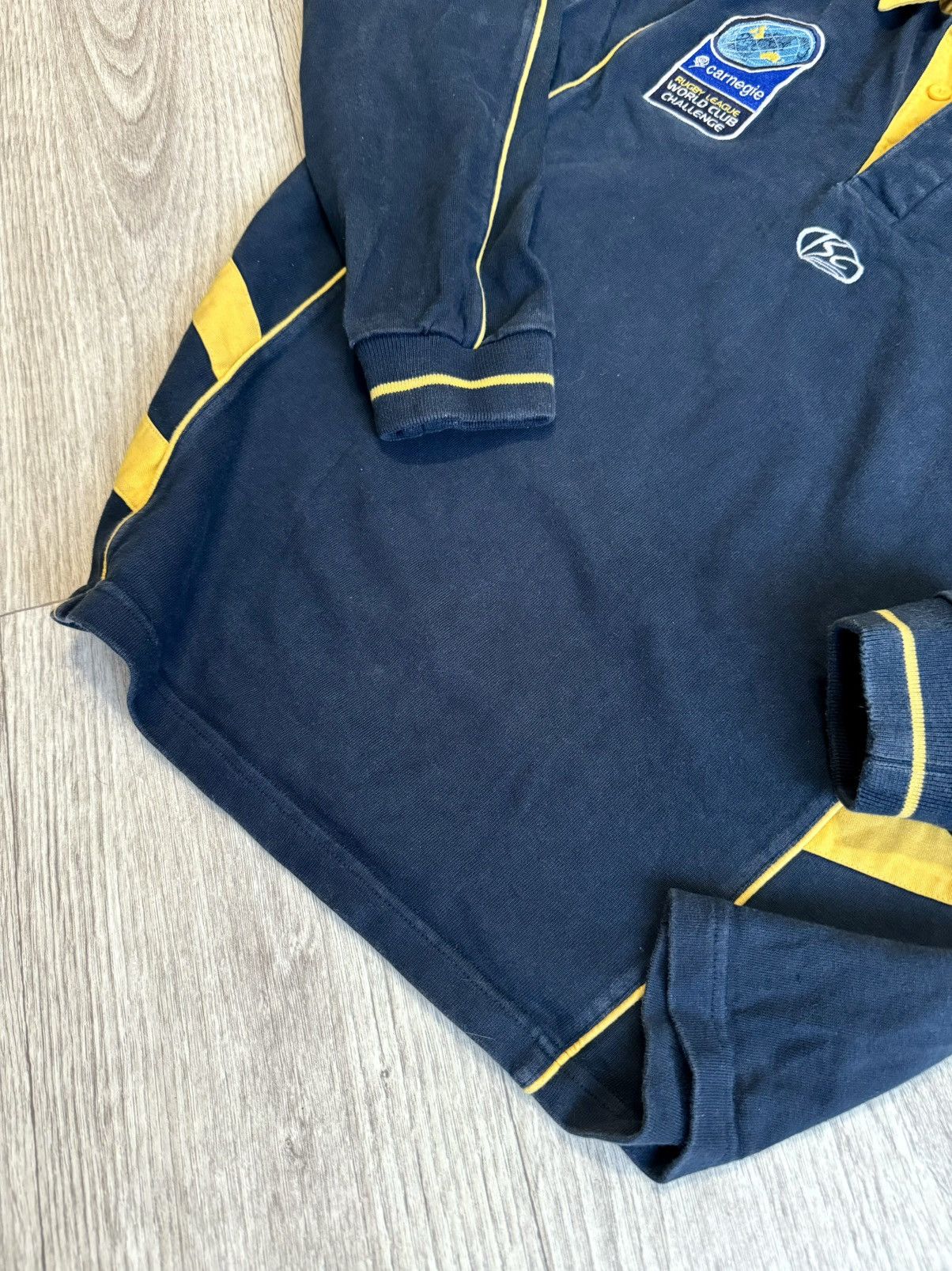 Canterbury of New Zealand 🔷Vintage Leeds Rhinos ISC Rugby Shirt🔷 Size US L / EU 52-54 / 3 - 2 Thumbnail