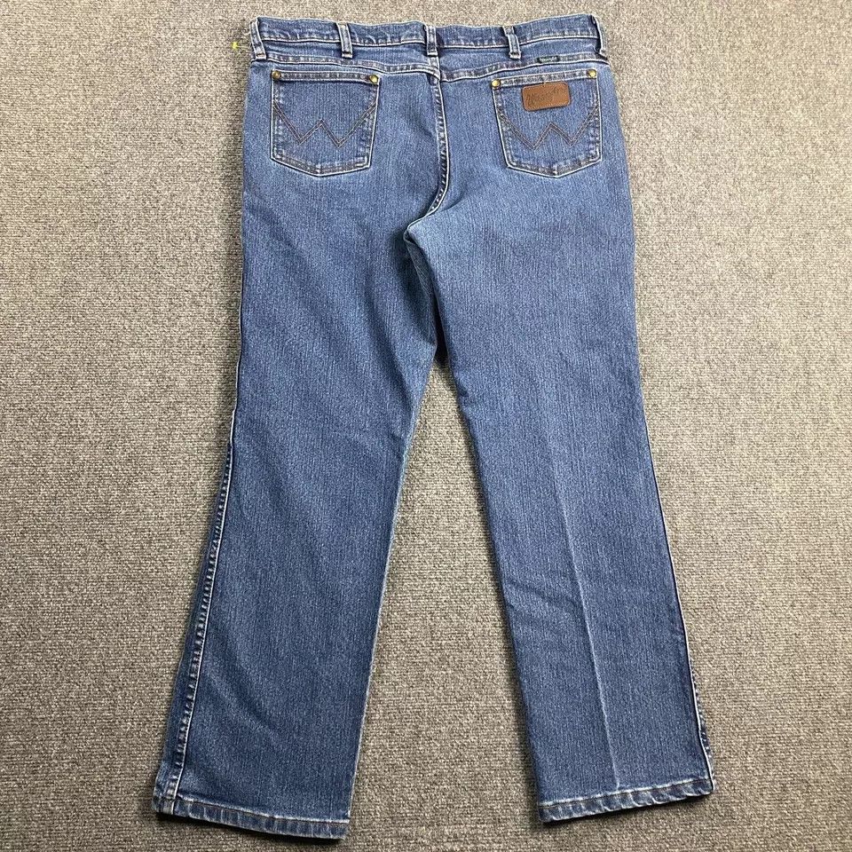 Wrangler Wrangler Jeans Men's 38x30 Denim Cowboy Cut Slim Fit Premium Size US 38 / EU 54 - 5 Thumbnail