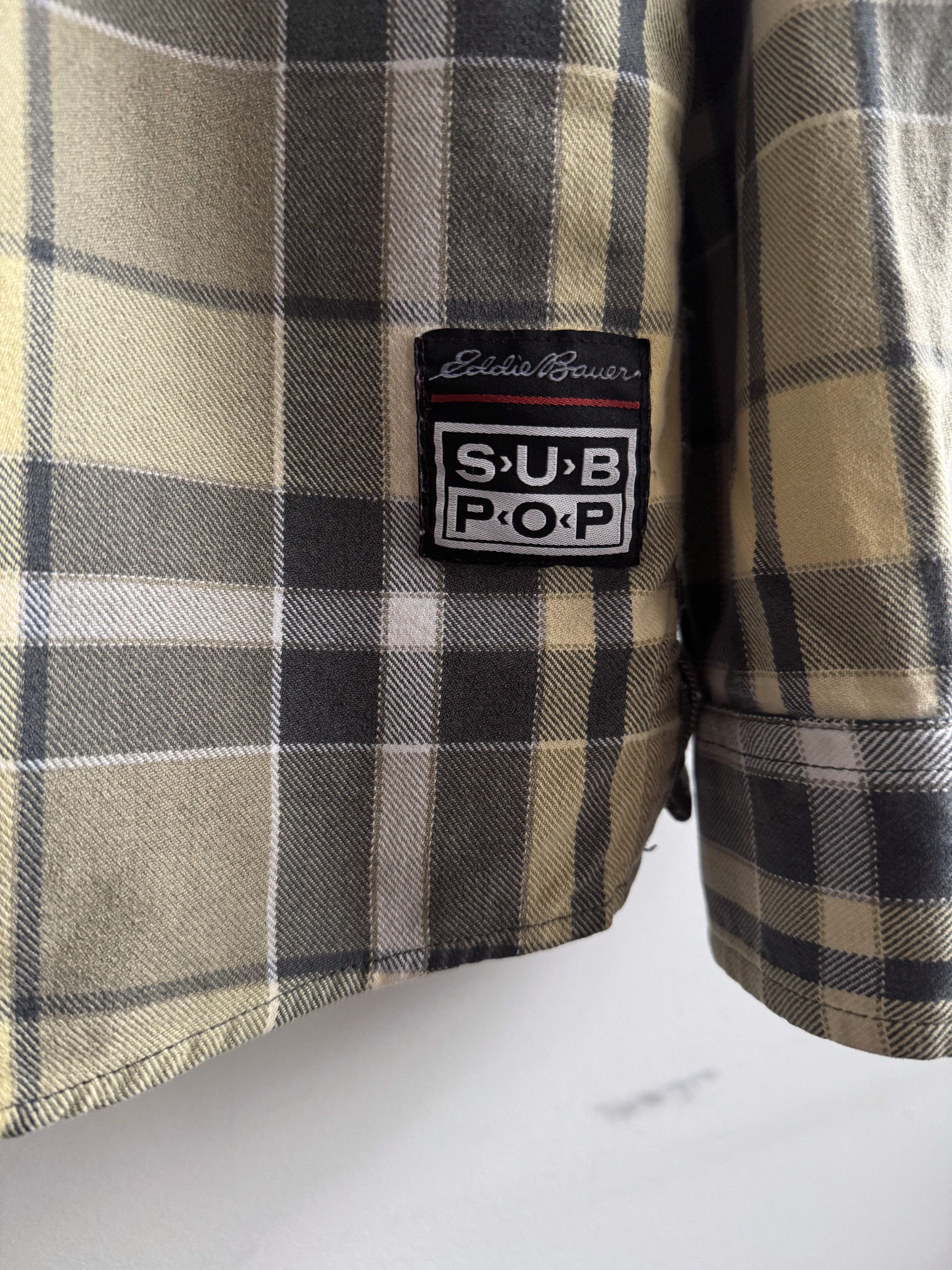 Eddie Bauer Eddie Bauer x SUB Pop Flanel Button Shirt Size M Size US M / EU 48-50 / 2 - 4 Thumbnail