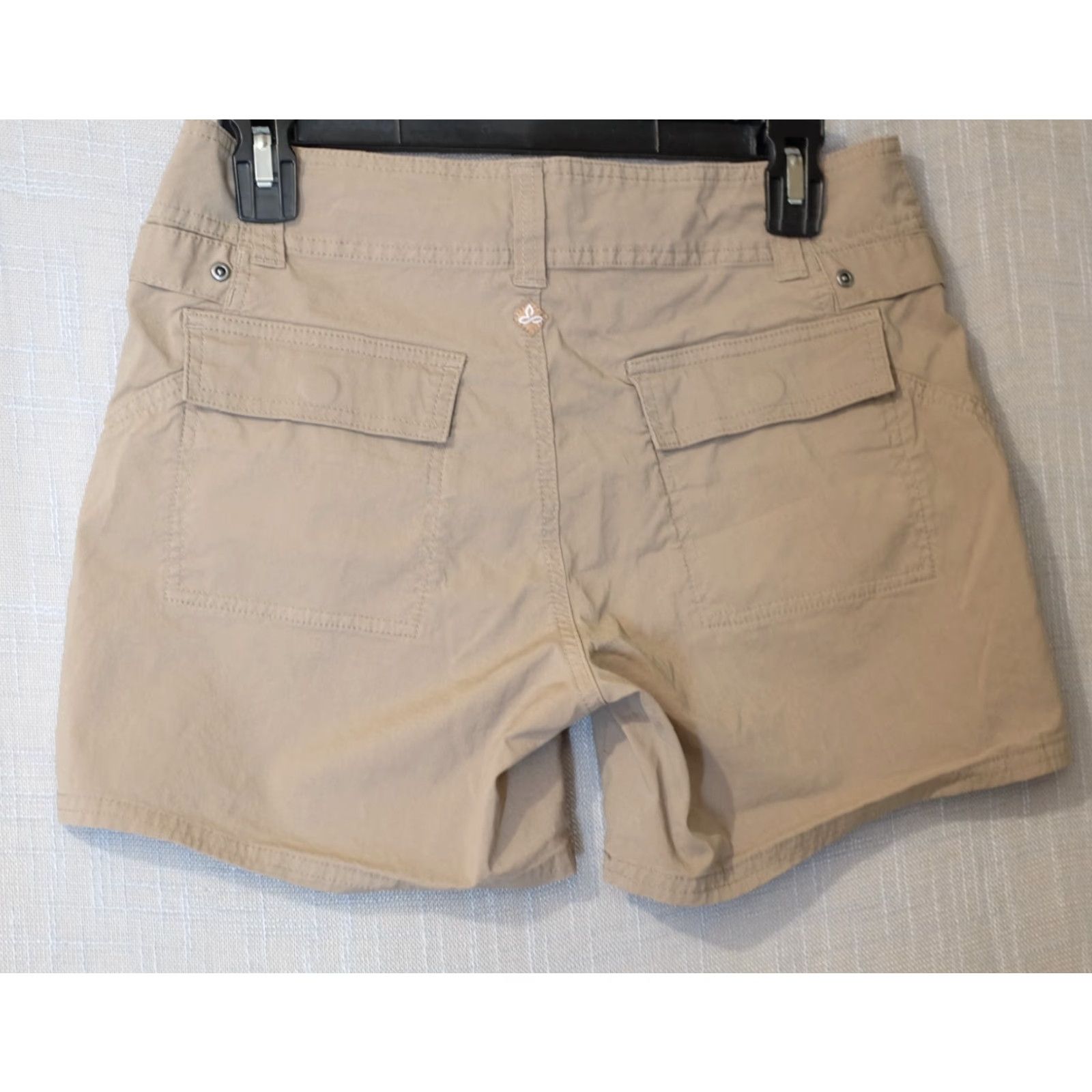Prana PrAna Hiking Shorts Stretch Tan Outdoor Lightweight Womens 4 Size 27" / US 4 / IT 40 - 5 Thumbnail