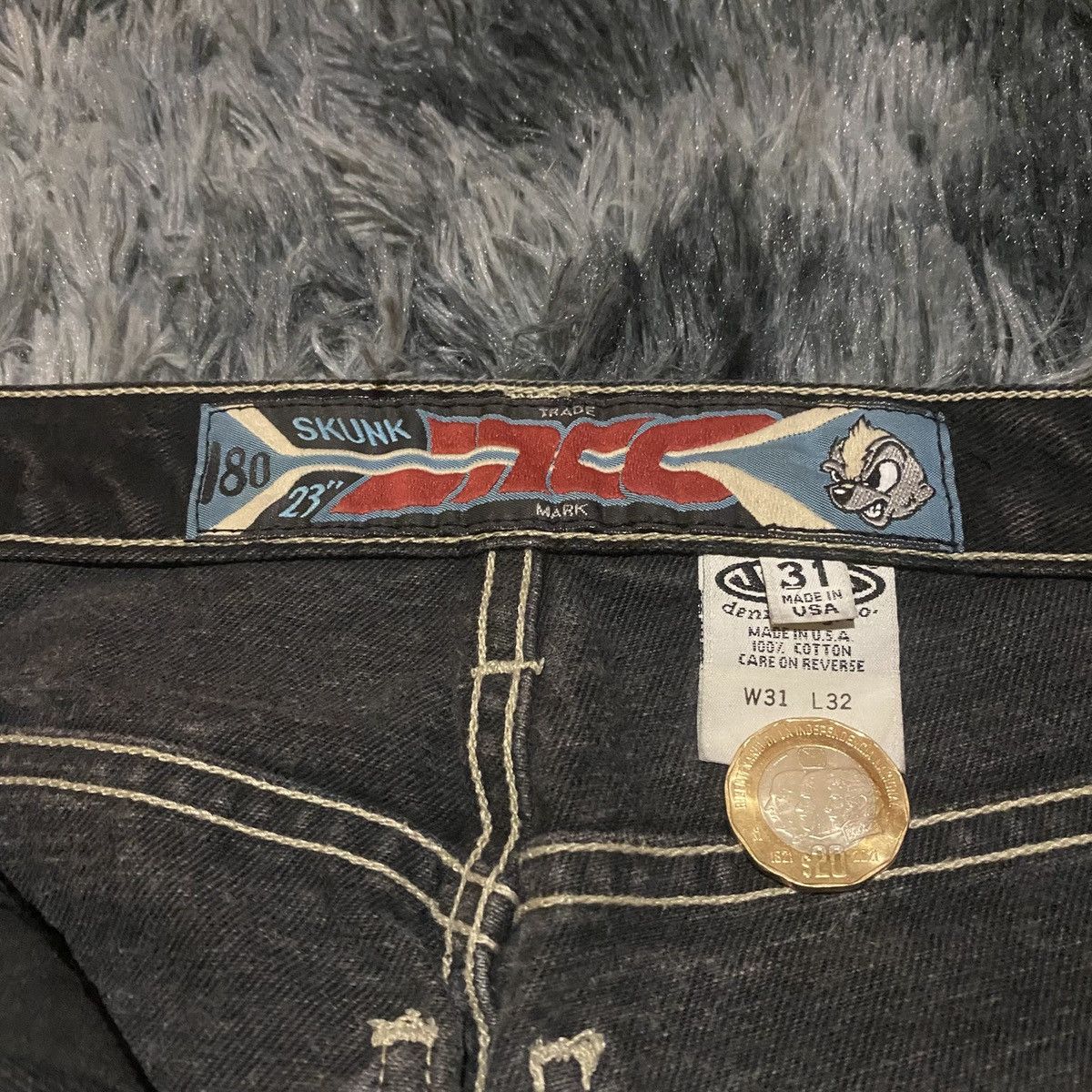JNCO Jnco skunk 90’s Size US 31 - 3 Thumbnail