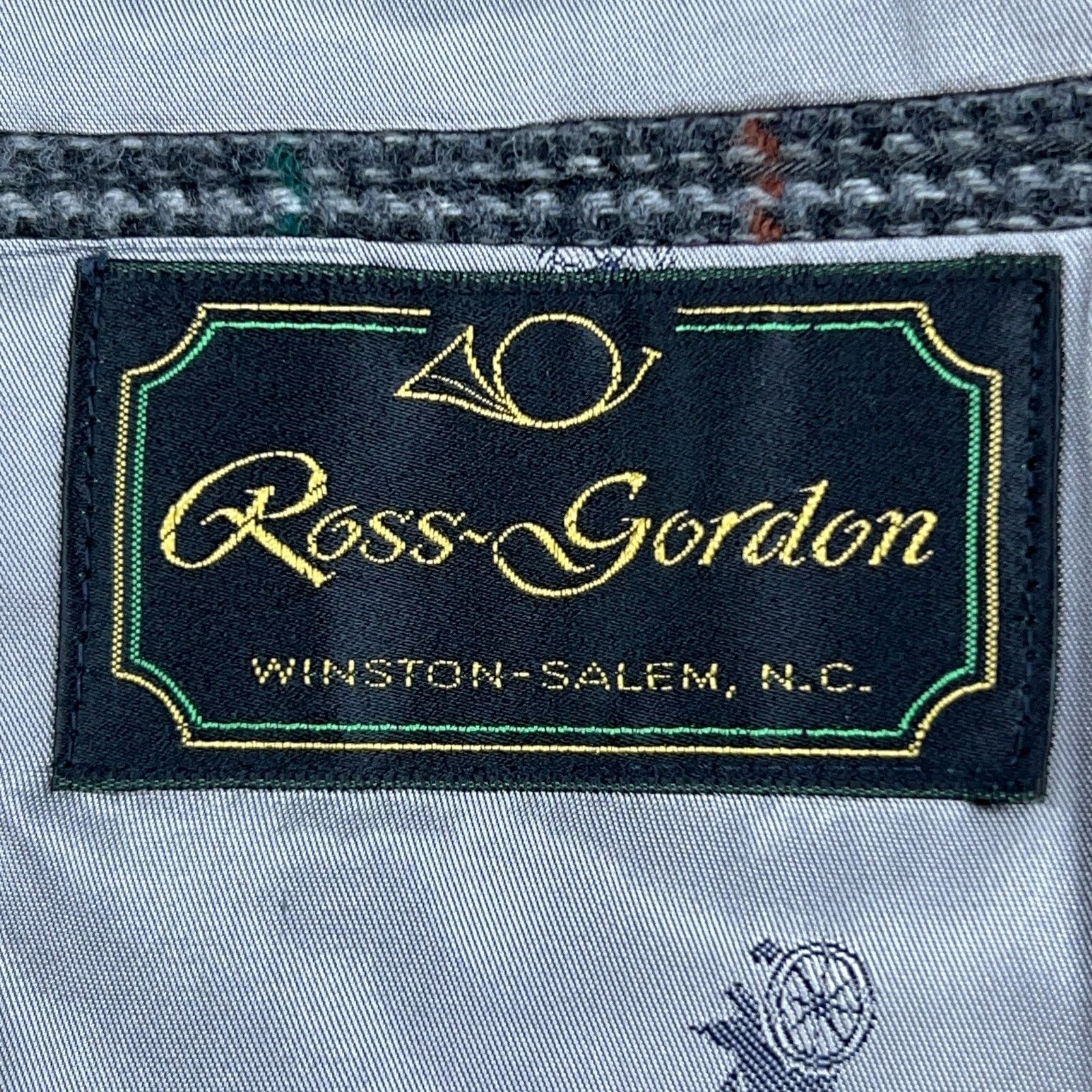 Other Bespoke Mens Size 40L Sport Coat Cashmere Windowpane Vintage Size 40L - 15 Thumbnail