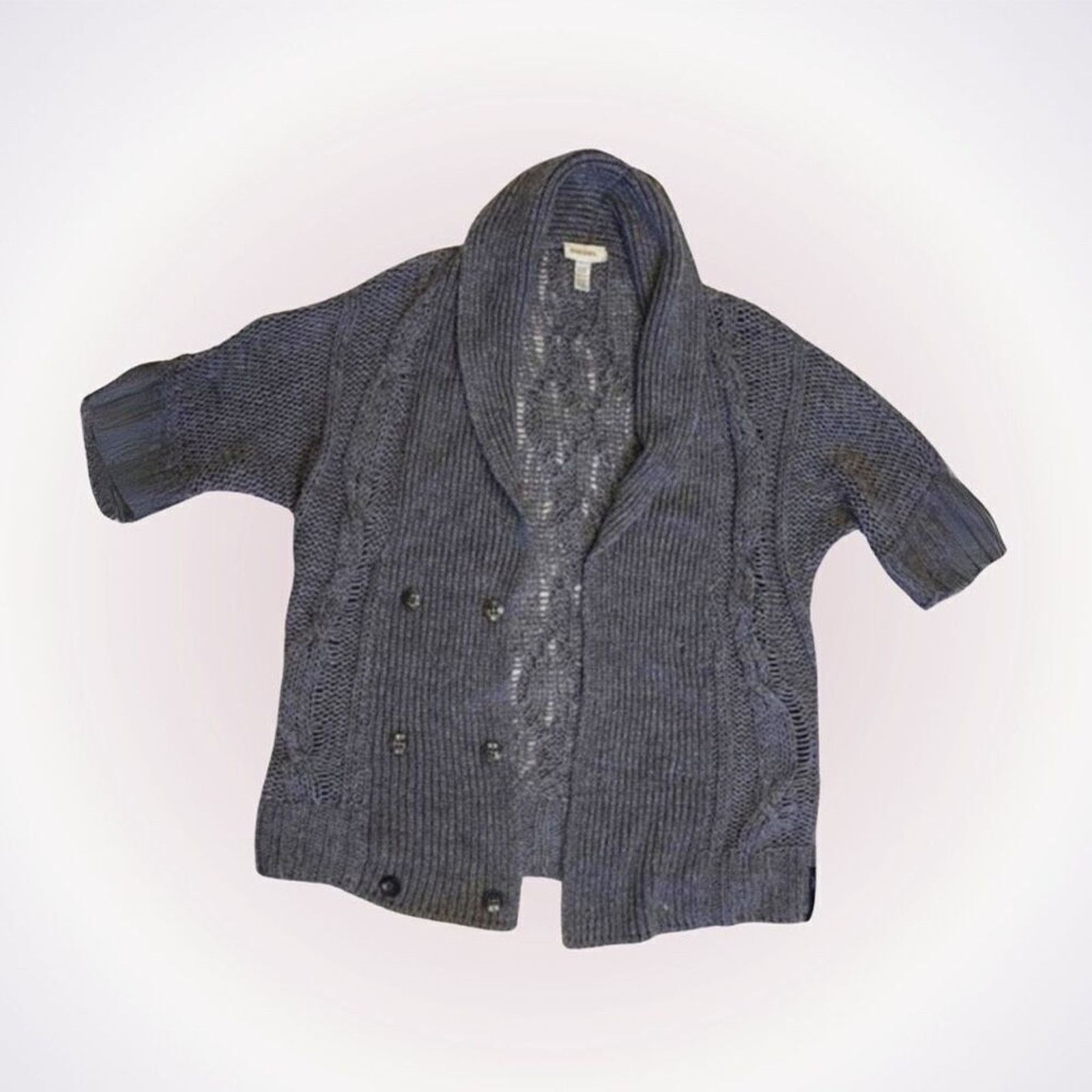 Diesel Great Oversized Button Cardigan Sweater Sz S