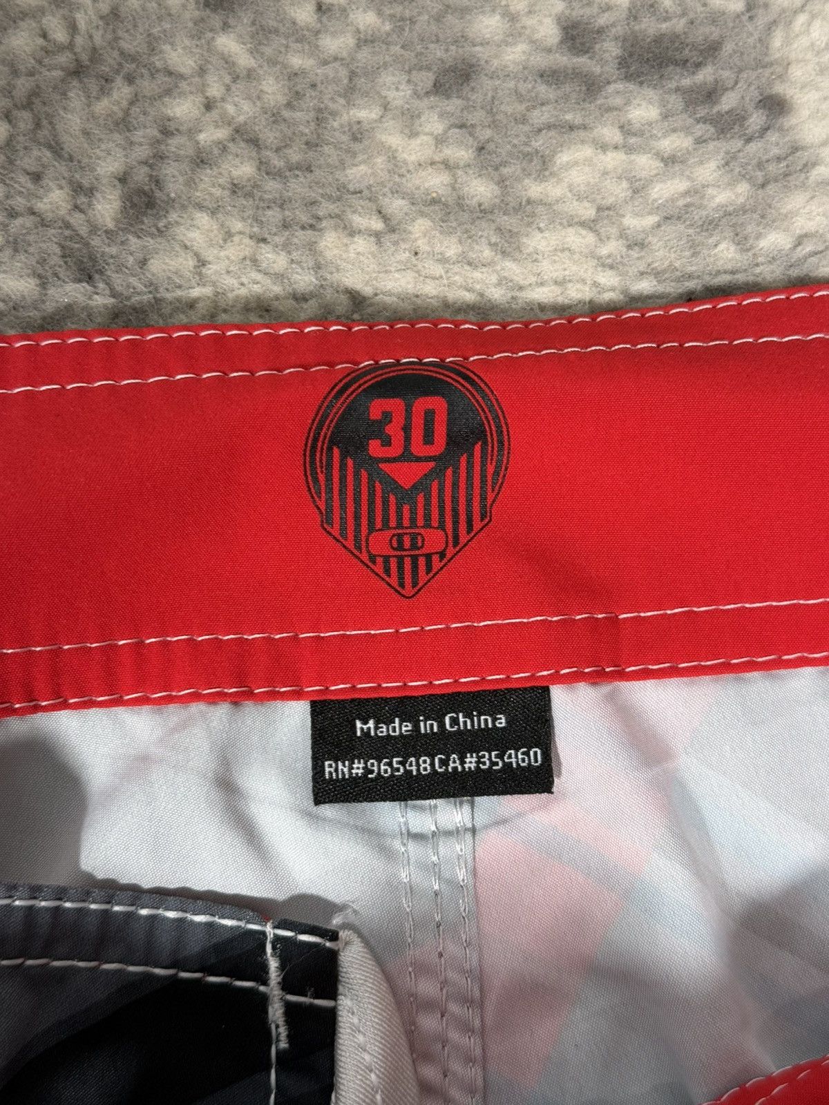 Oakley Y2K Oakley Red Blue Gray Stripes Board Shorts Size US 30 / EU 46 - 4 Thumbnail
