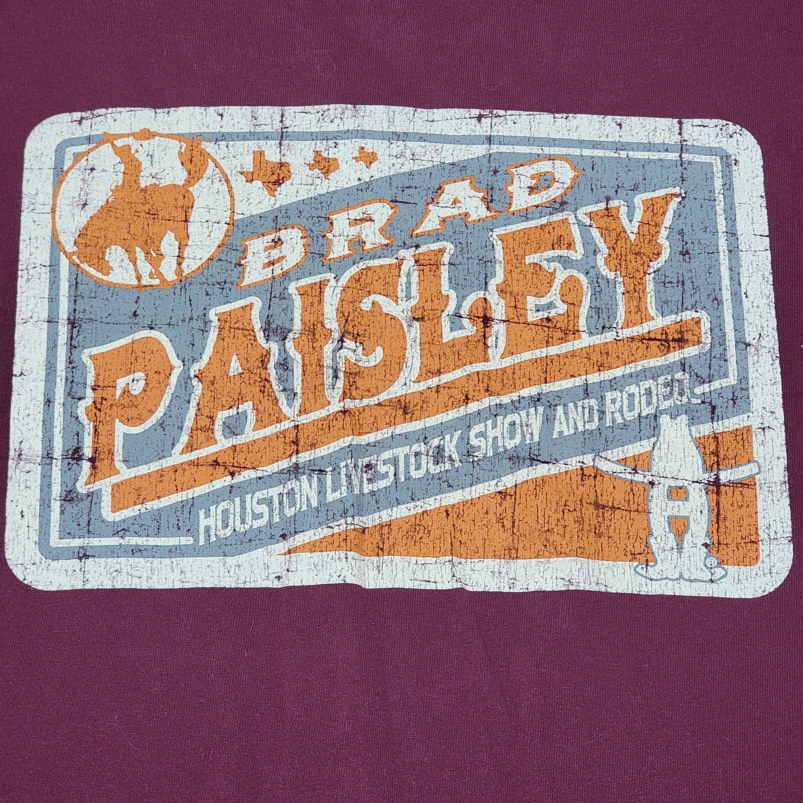 Gildan Brad Paisley Houston Rodeo Unisex Tee (Gildan) - Size Medium Size M / US 6-8 / IT 42-44 - 2 Thumbnail