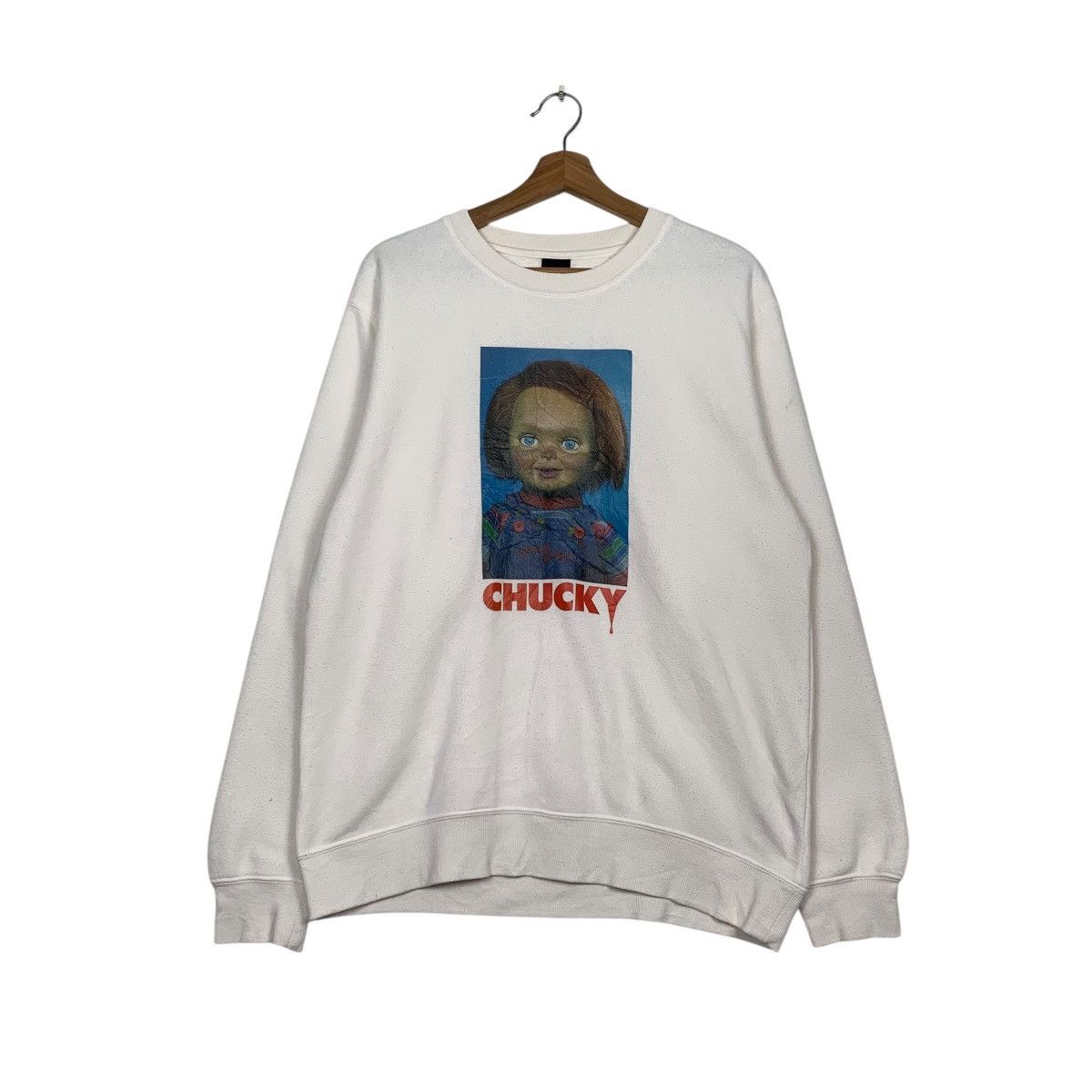 Japanese Brand Official Movie Chucky Big Logo Sweatshirt Size US L / EU 52-54 / 3 - 1 Thumbnail