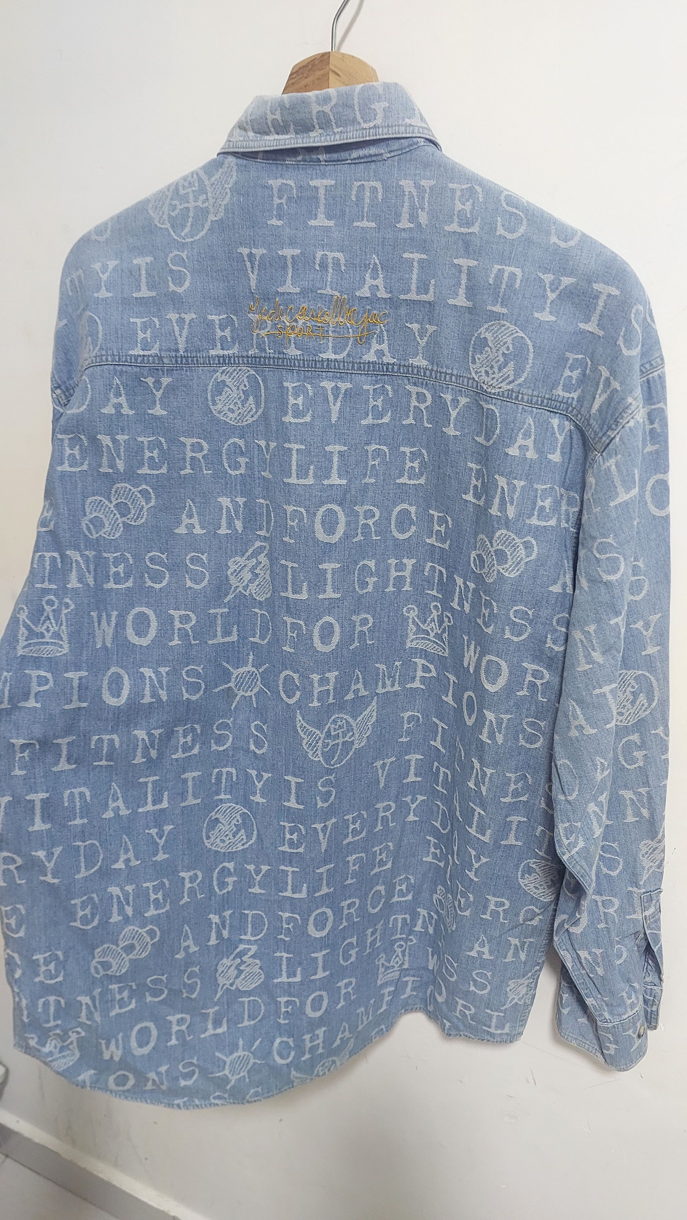 Jean Charles De Castelbajac Castelbajac Sport Full Print Shirt Size US M / EU 48-50 / 2 - 2 Thumbnail