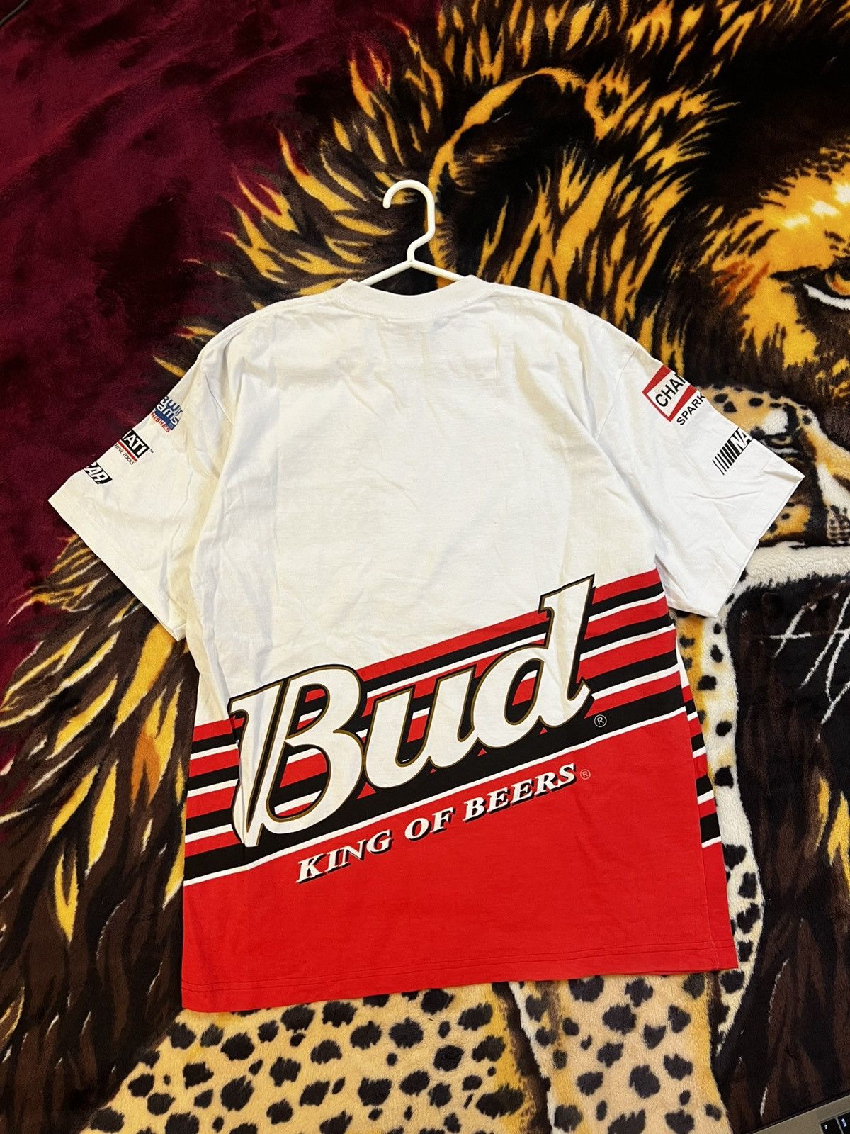 NASCAR × Vintage × Winners Circle Vintage Dale Jr Earnhardt NASCAR Bud AOP Tee Size US L / EU 52-54 / 3 - 2 Thumbnail
