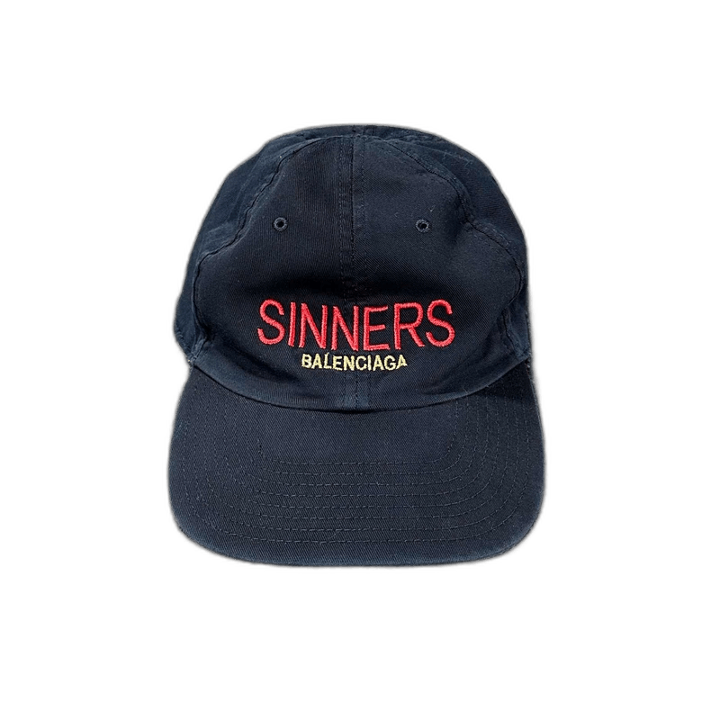 Balenciaga Balenciaga Logo Baseball Cap with Sinners Size ONE SIZE - 1 Thumbnail